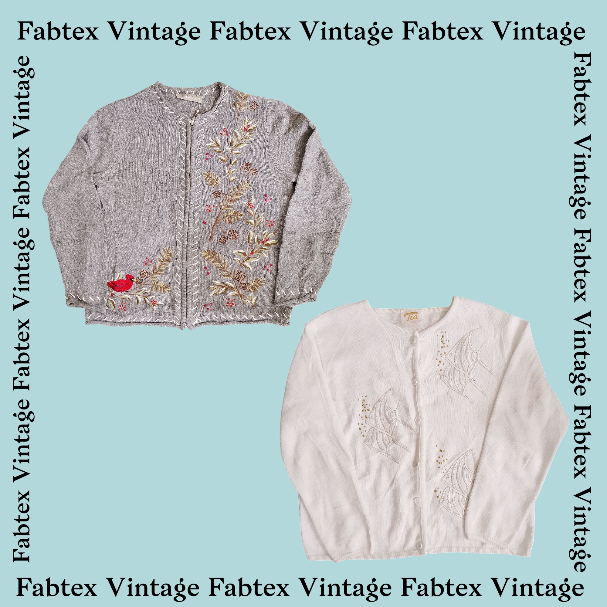 (FV-275) Fancy Beaded - Detalles del hilo Suéter - Prendas de punto