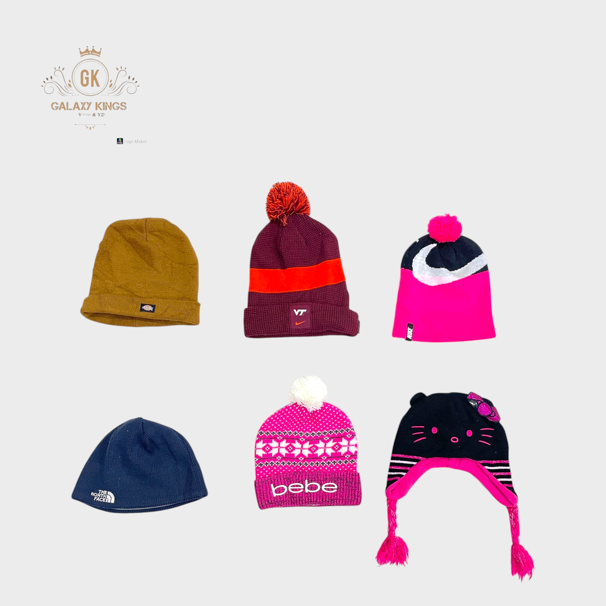 Casquettes en laine de marques mixtes