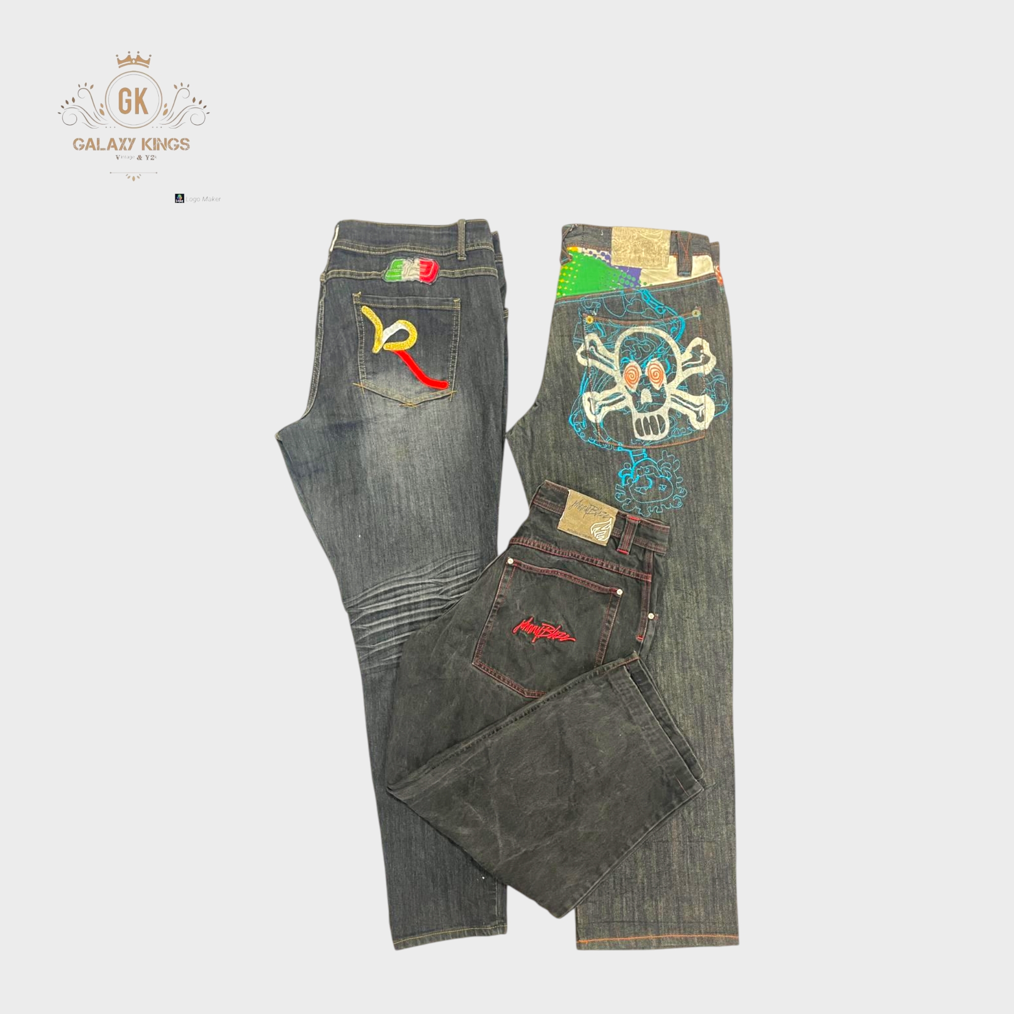 Y2K Hip Hop Beggy Jeans