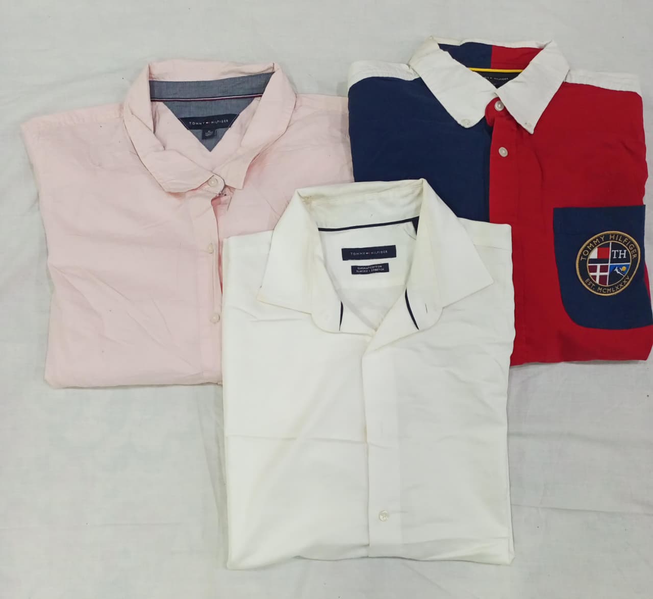 ZV0578 Vintage Tommy Hilfiger Herren Hemd Bundle