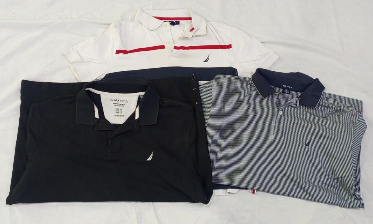 CRZ0562 Vintage Nautica Collar T-Shirt Bundle