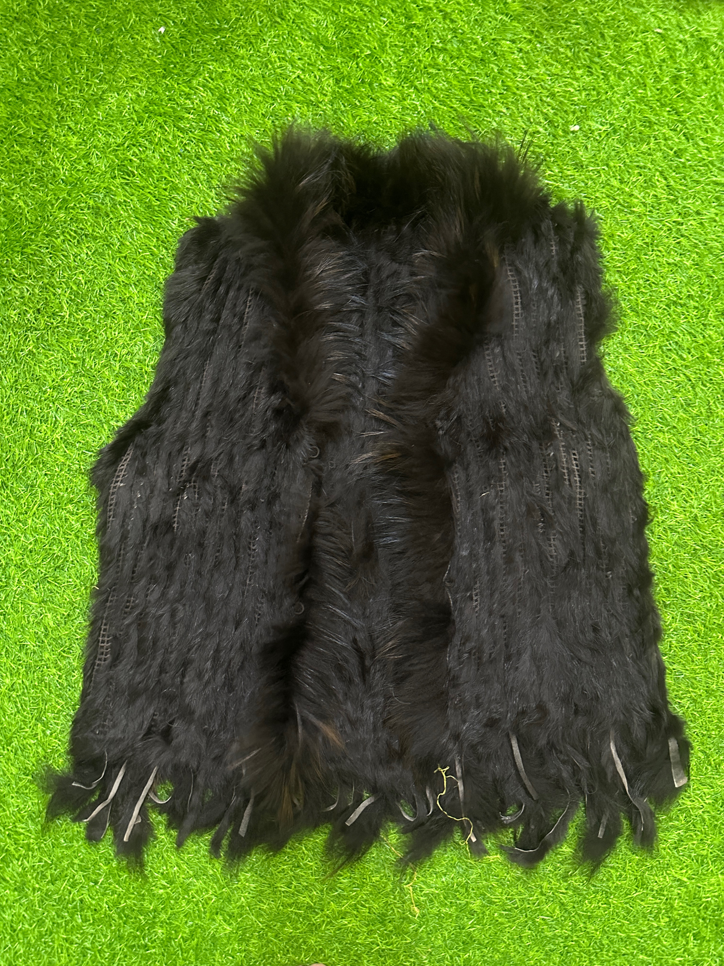 Real fur waistcoat