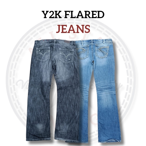 Jeans a zampa d'elefante Y2K
