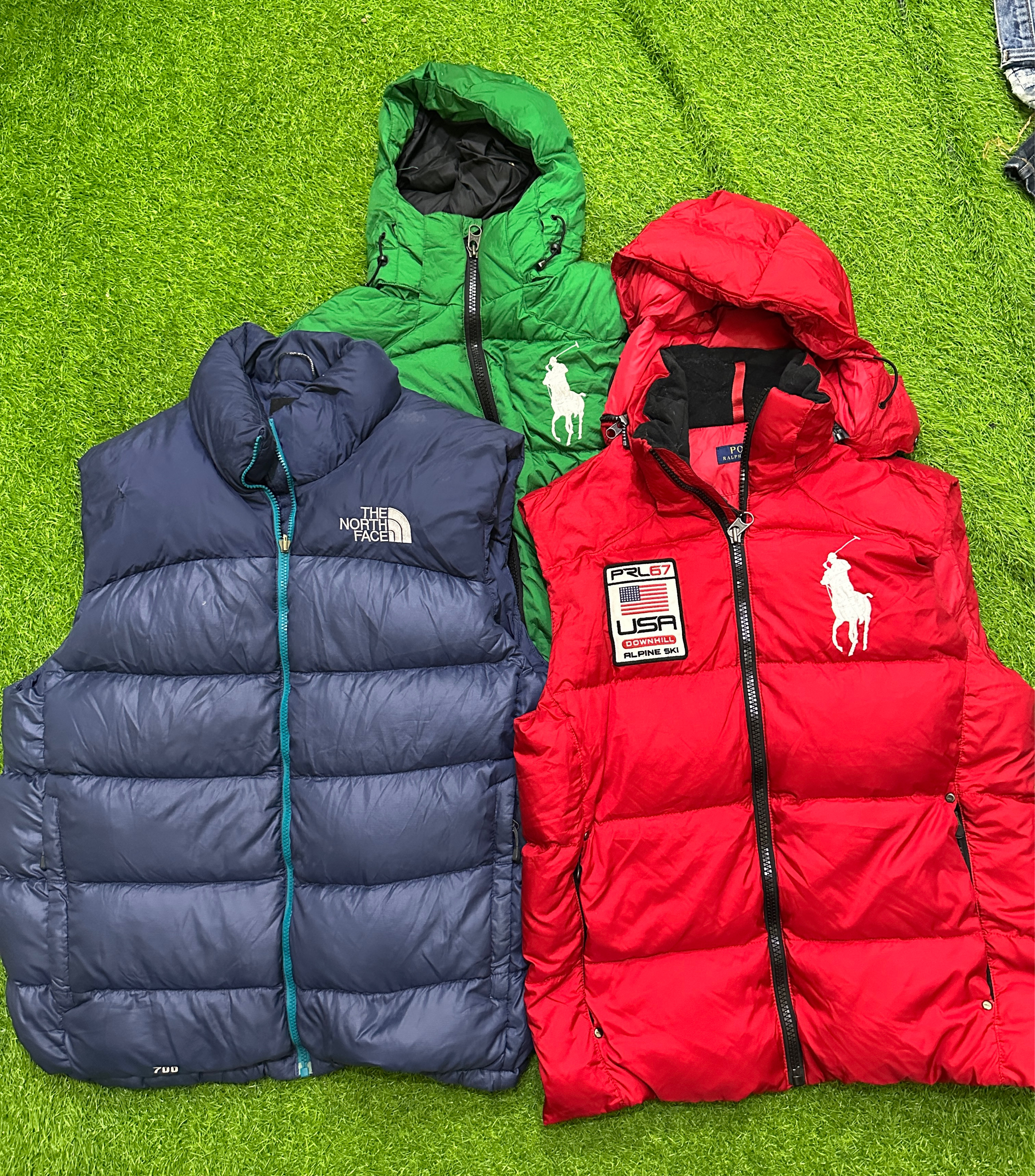 Ralph Lauren, The North Face Jackets
