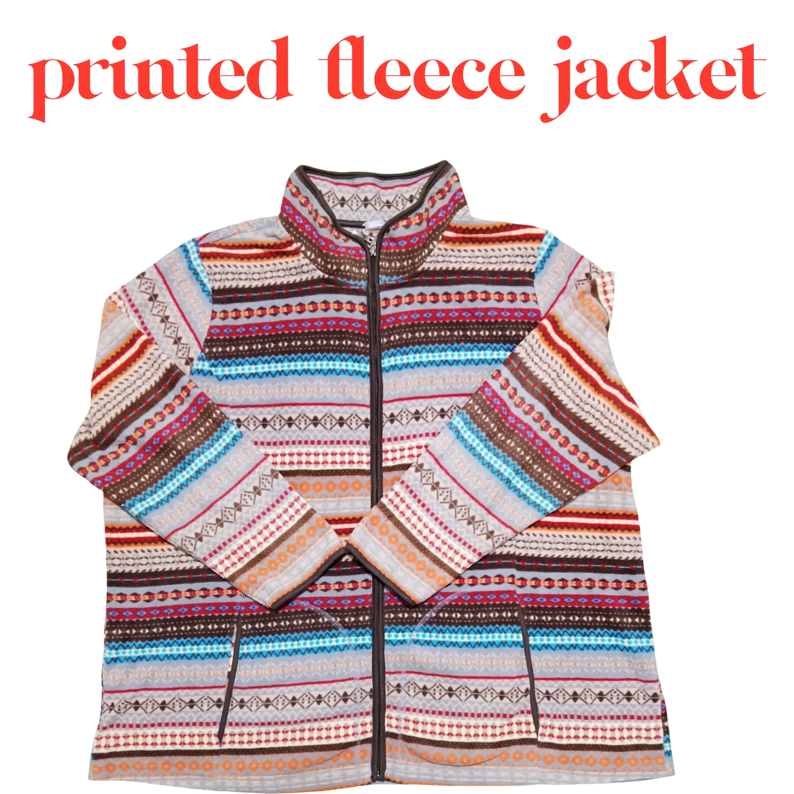 Chaquetas de forro polar impresas