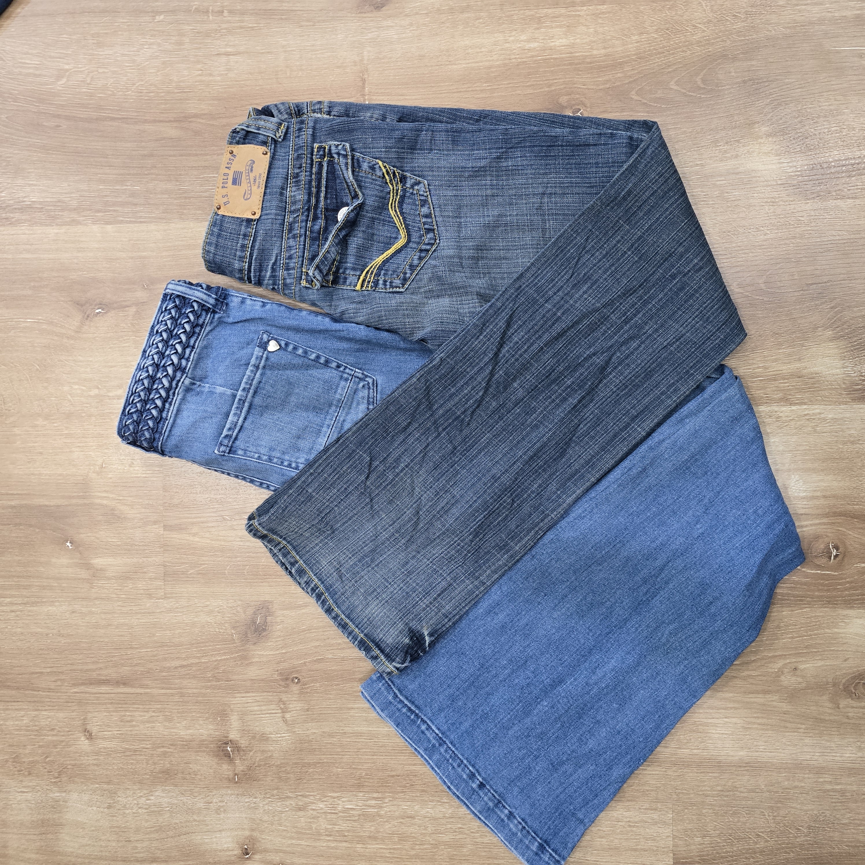 Jeans évasés sans marque AV-0204