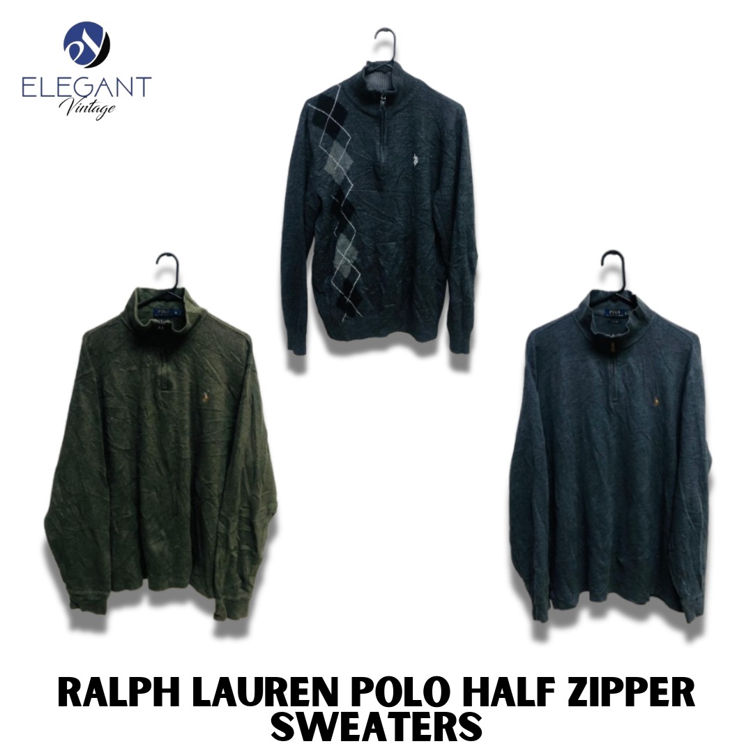 Ralph Lauren 1/4 Zip Sweaters - EVM0194