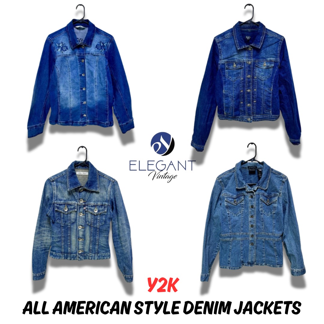 Y2K American Style Denim Jackets - EV0105
