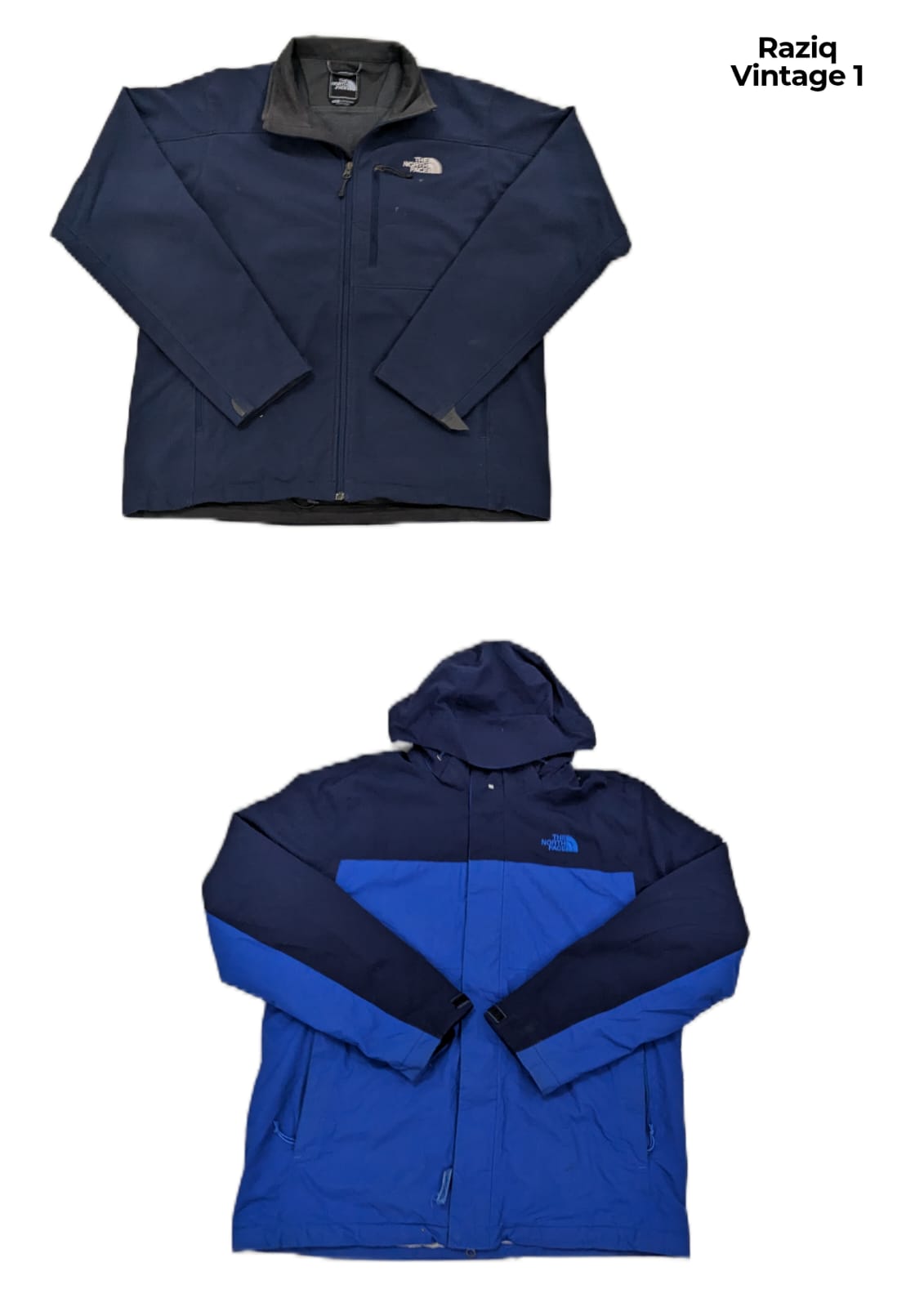 Les vestes The North Face