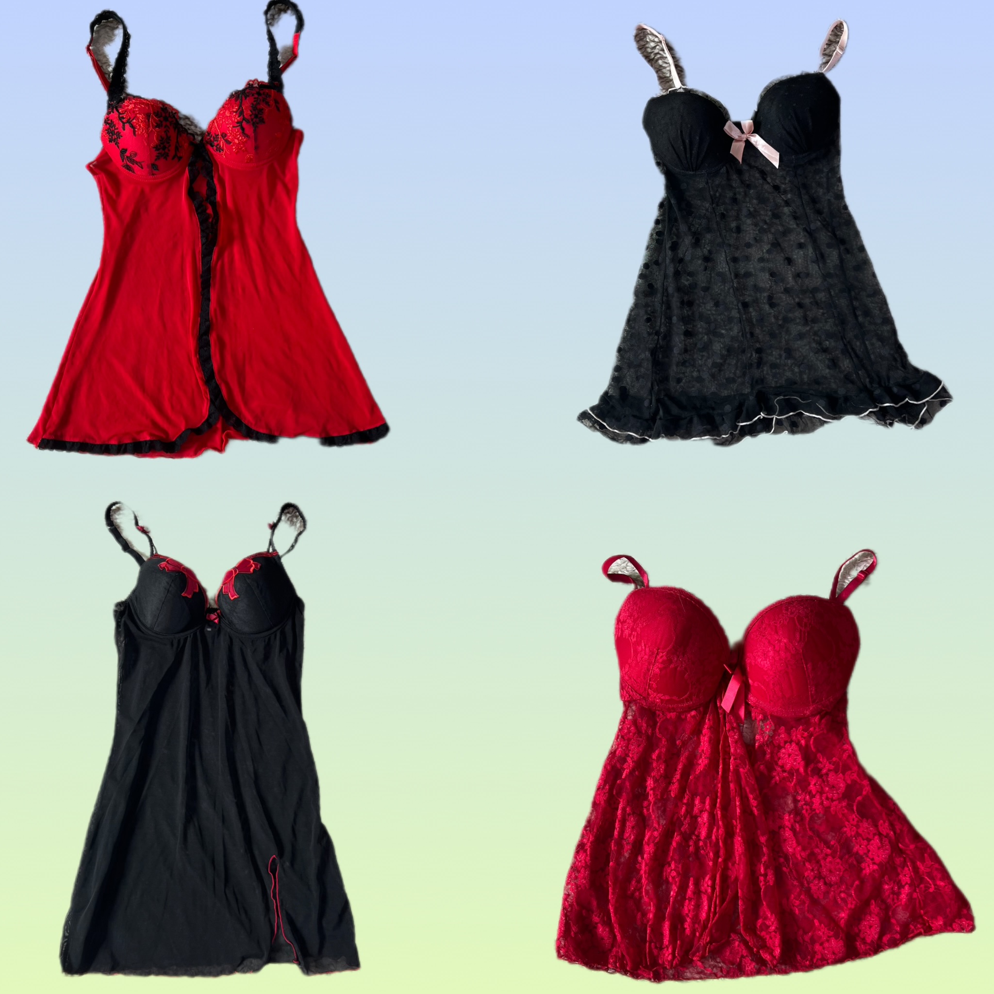 Y2K romantische Vibe Spaghettiträgershirt (TS-1322)