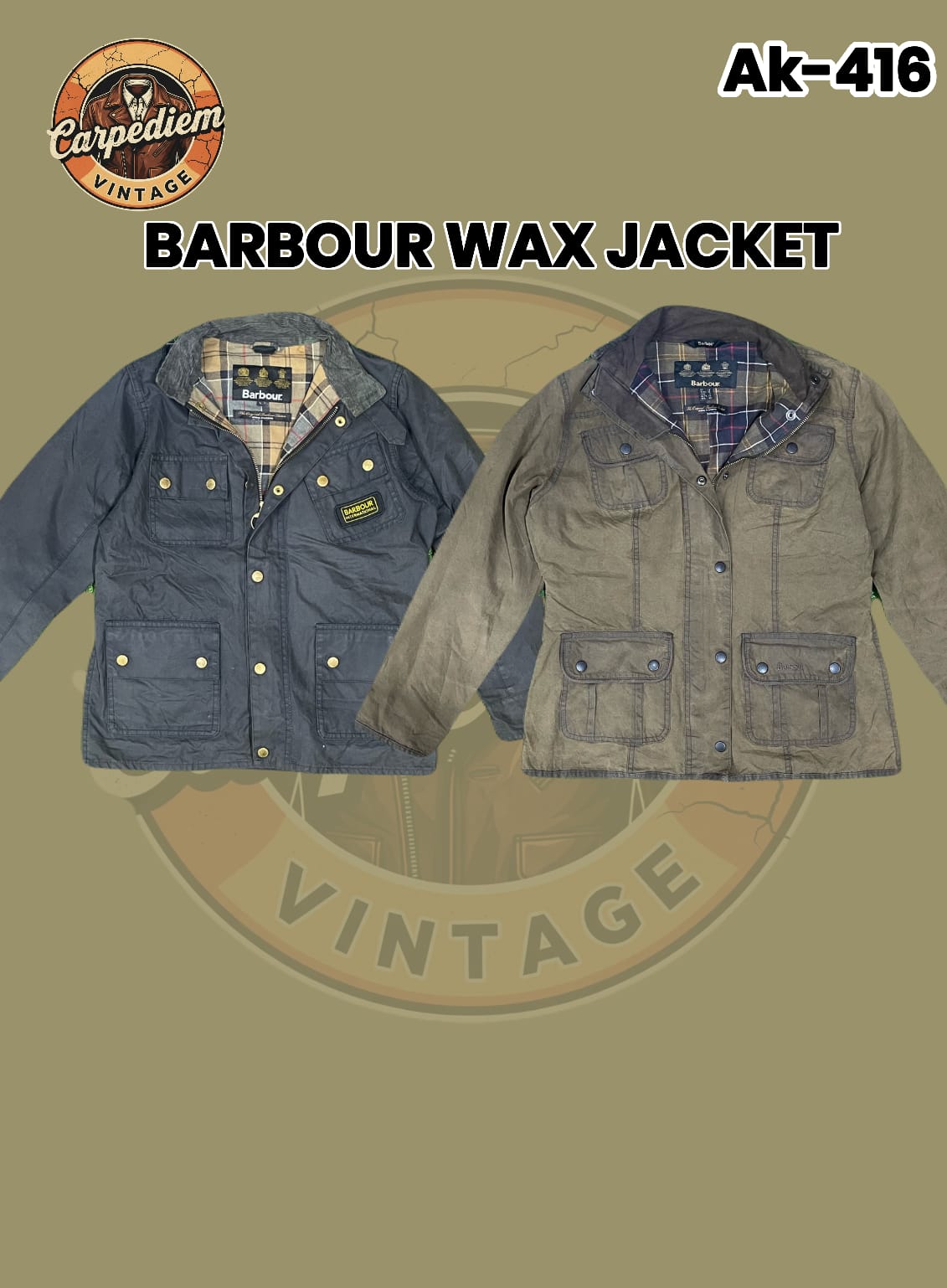 Giacca in cera Barbour Ak-416