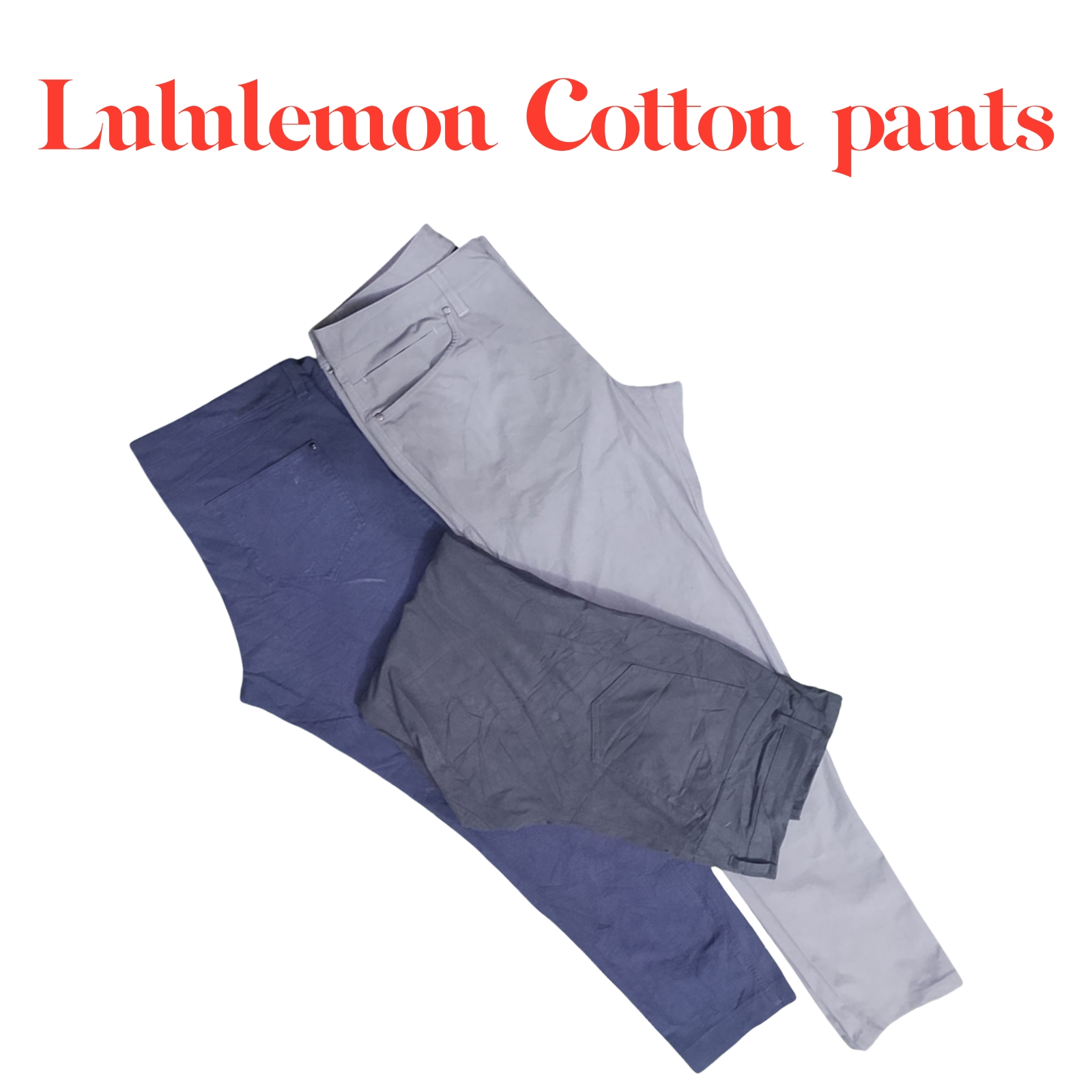 Pantalones de algodón Lululemon