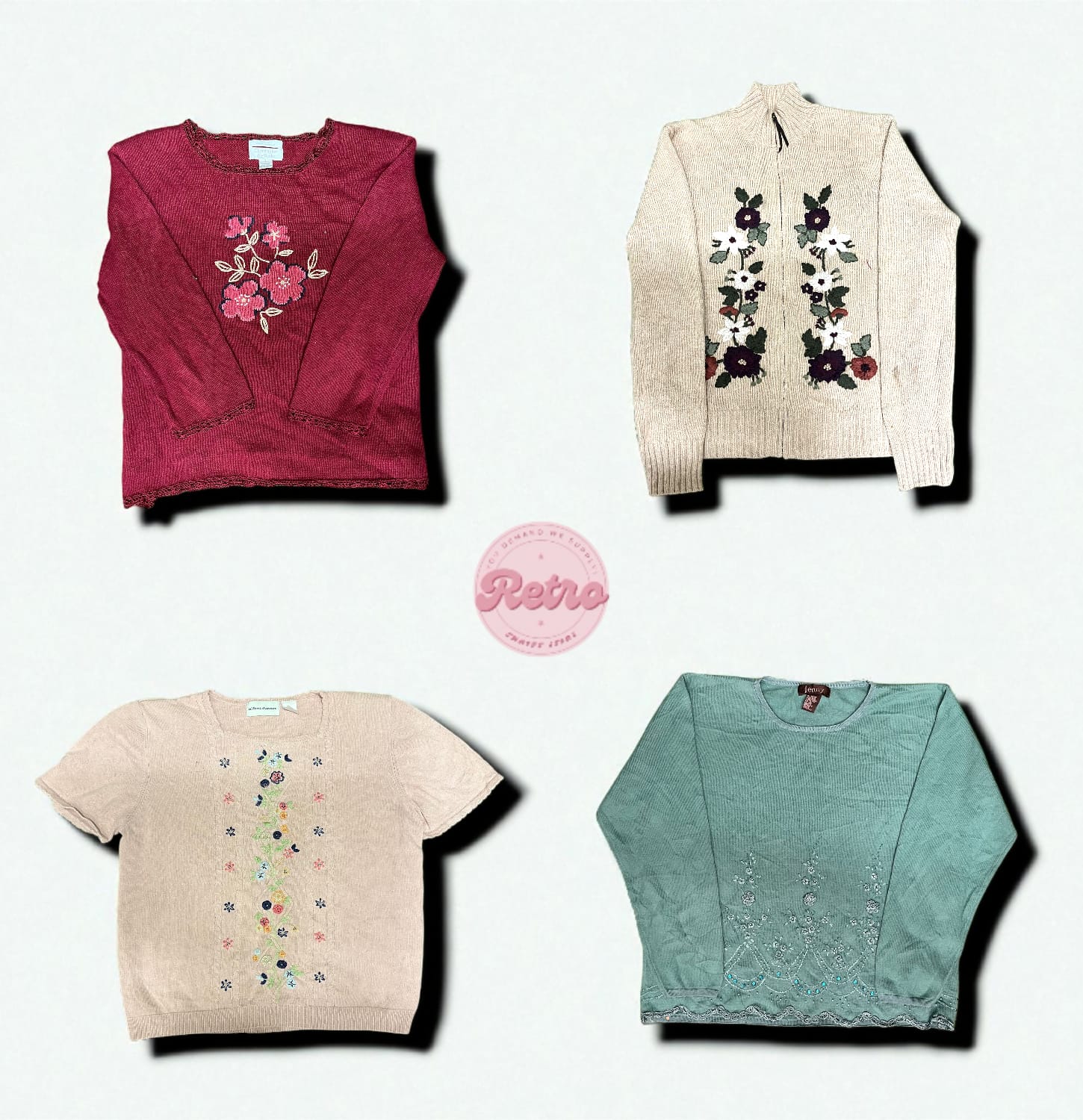 Y2Kコテージコアニットウェア (E)