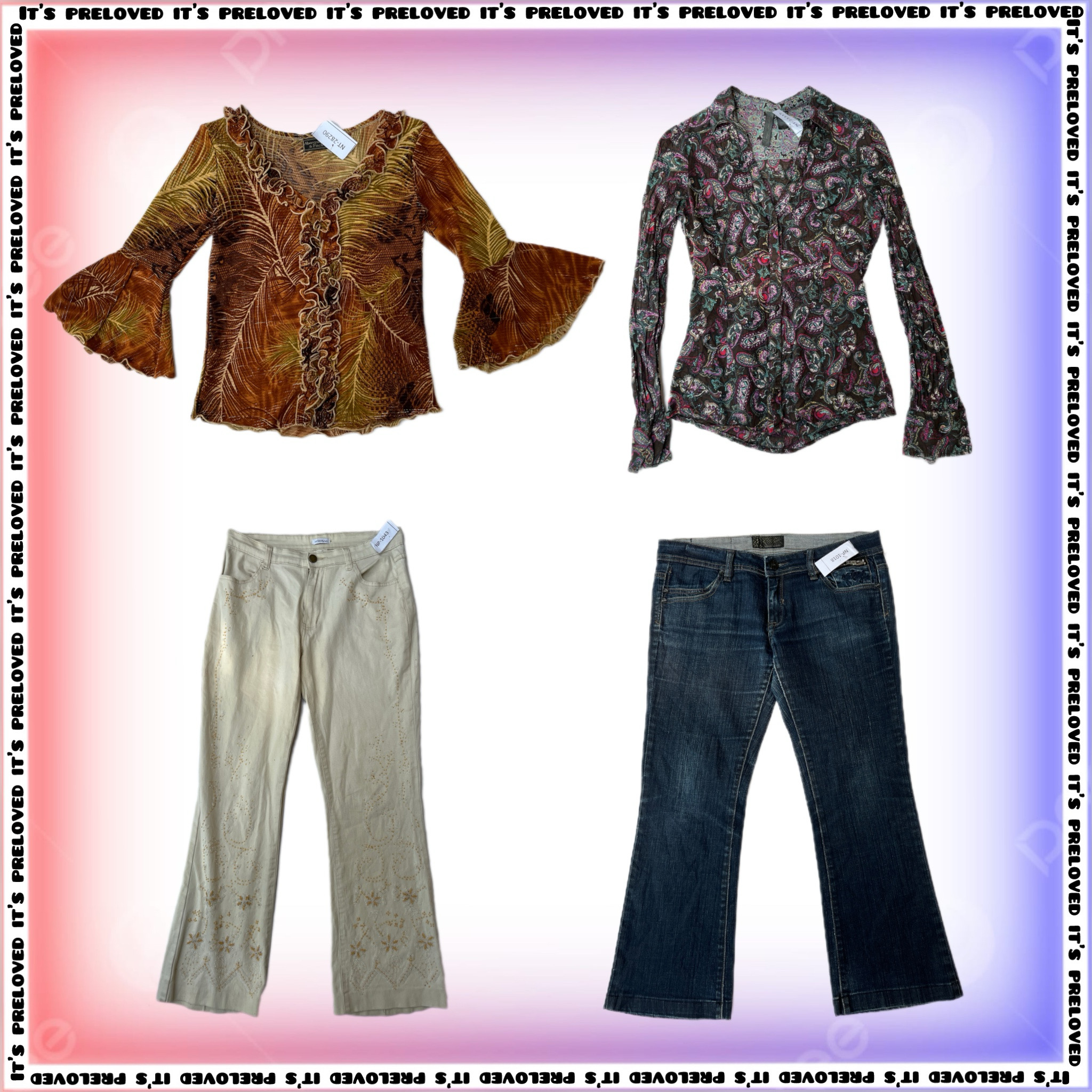 Bojo Babe Tops e jeans Mix (SS-1509)