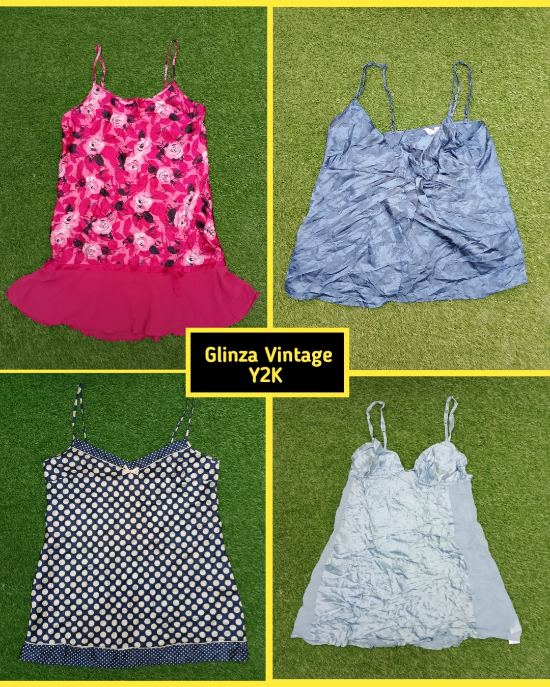 y2k tops mix slip stylish GV#035