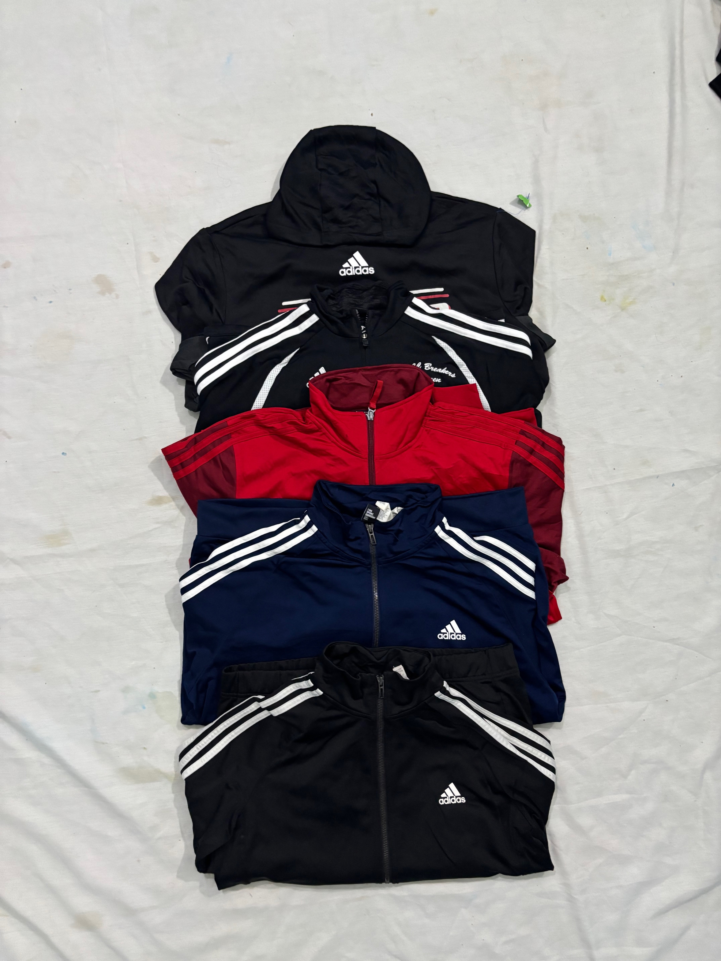 Jaqueta de pista Adidas & Hoodie