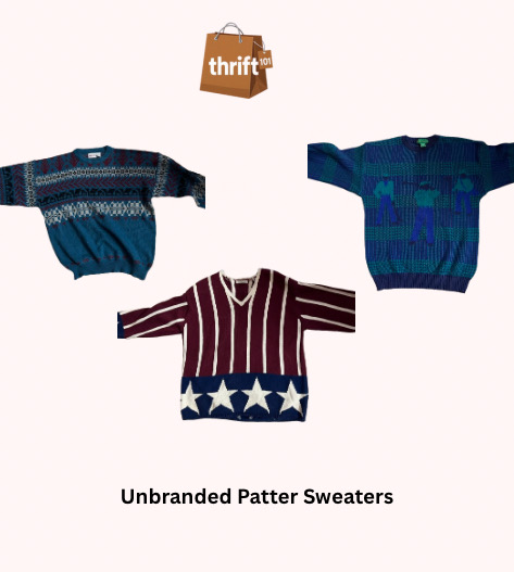 Unbranded Pattern Sweaters [T1-006]