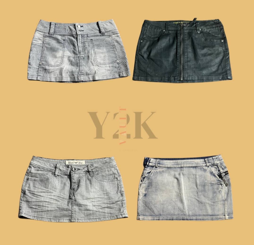 Denim Days: Y2K Mini Skirt Comeback (Yv-429)