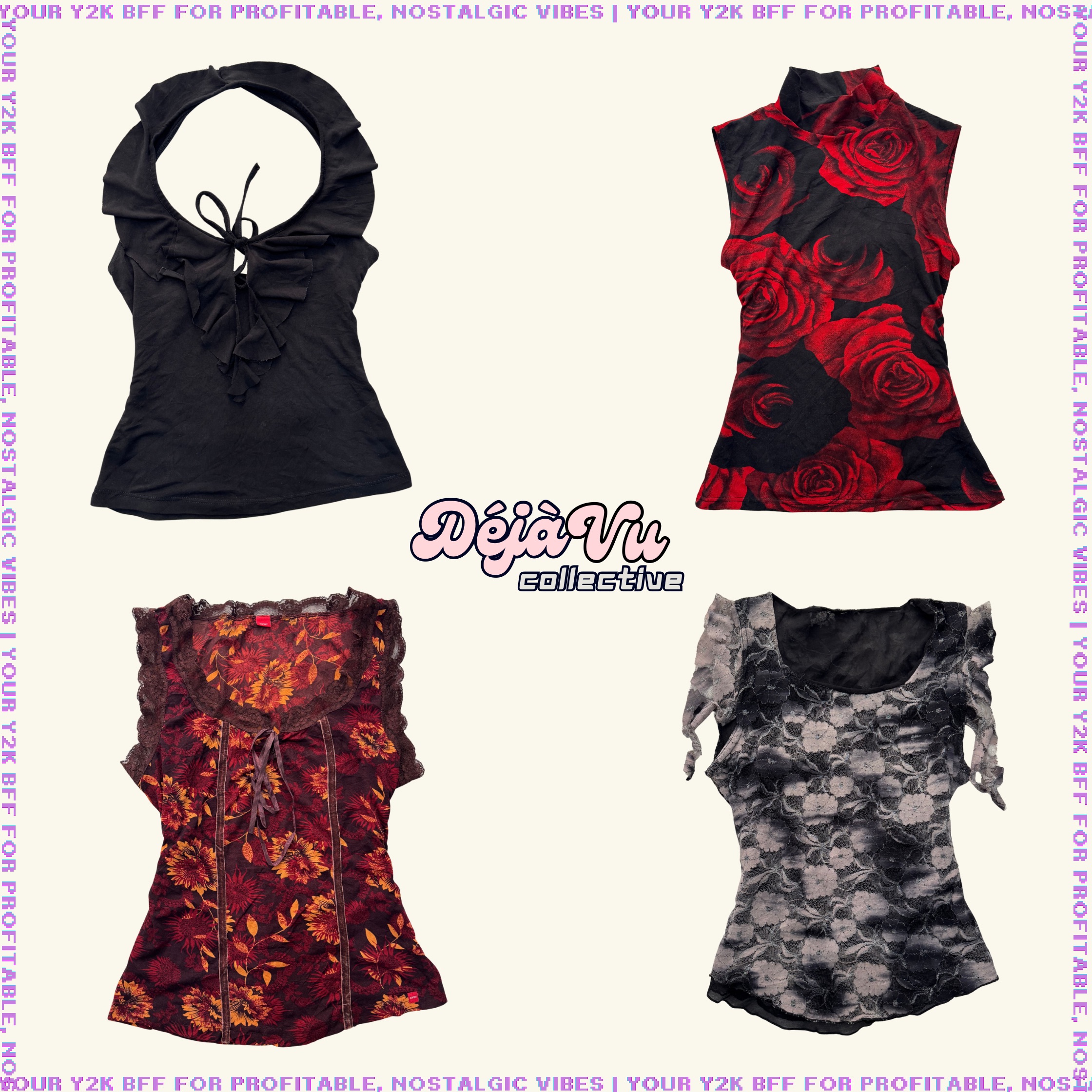 Y2K Dark & Moody Cami Tops (DVC#100)