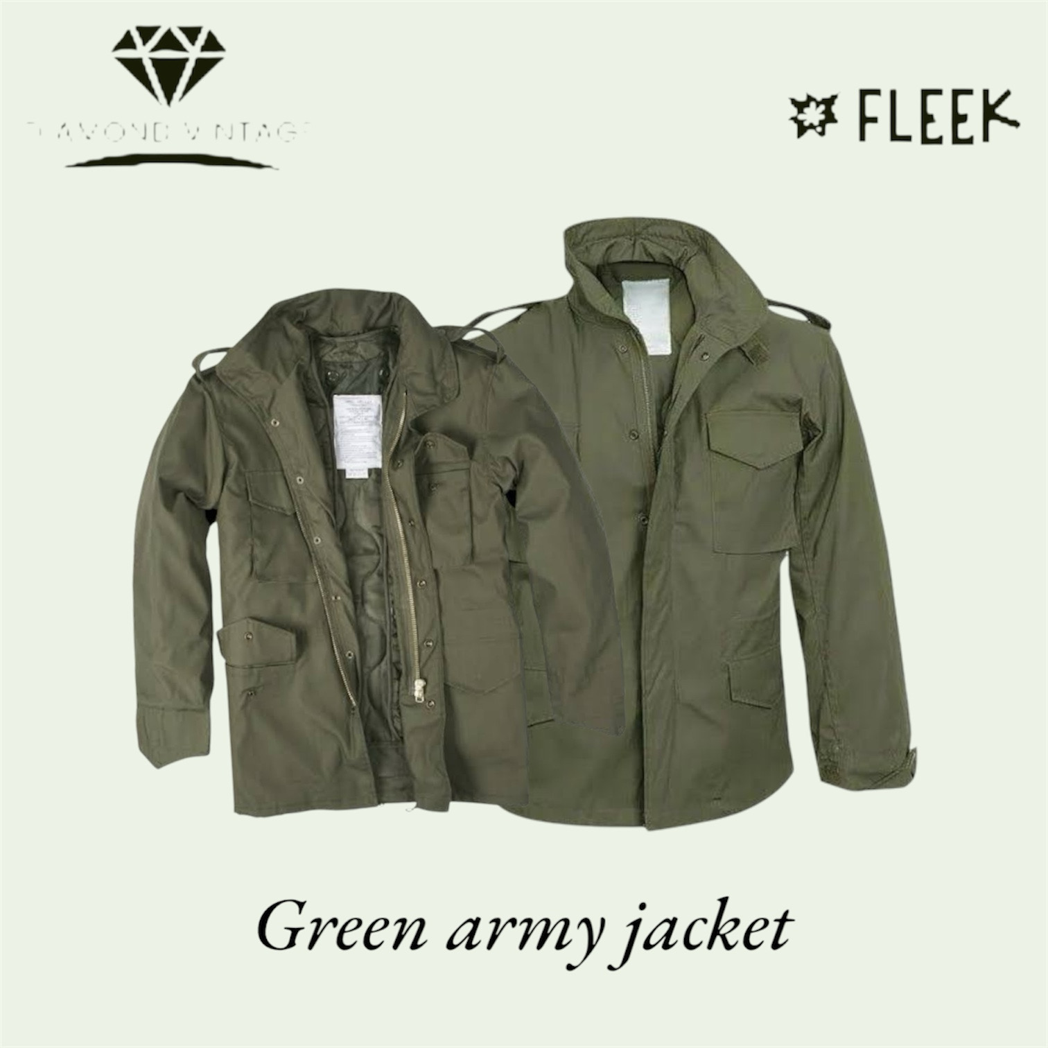 Grüne Armeejacke (DV -10-355)