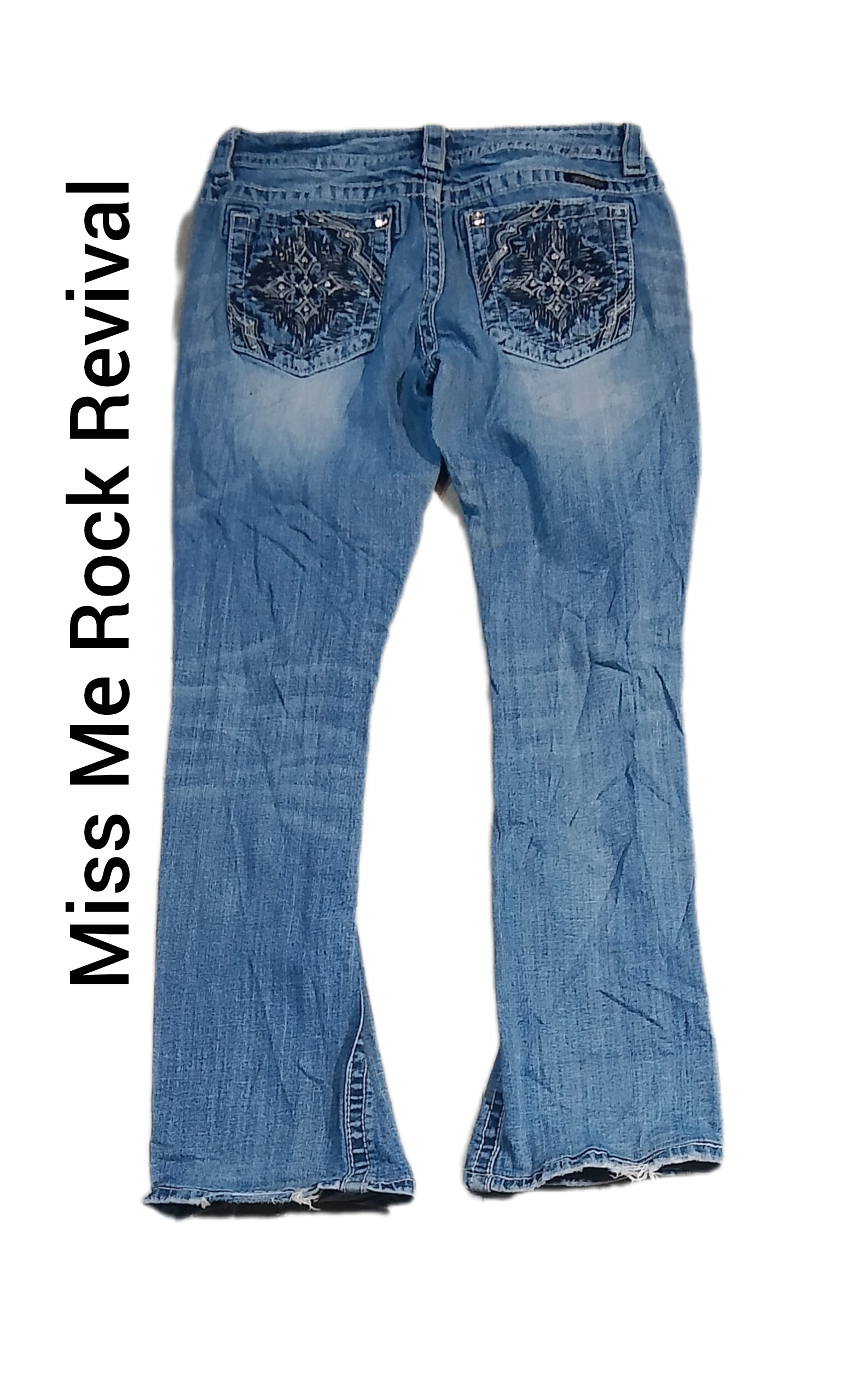 Miss Me Rock Revival Short & Jeans