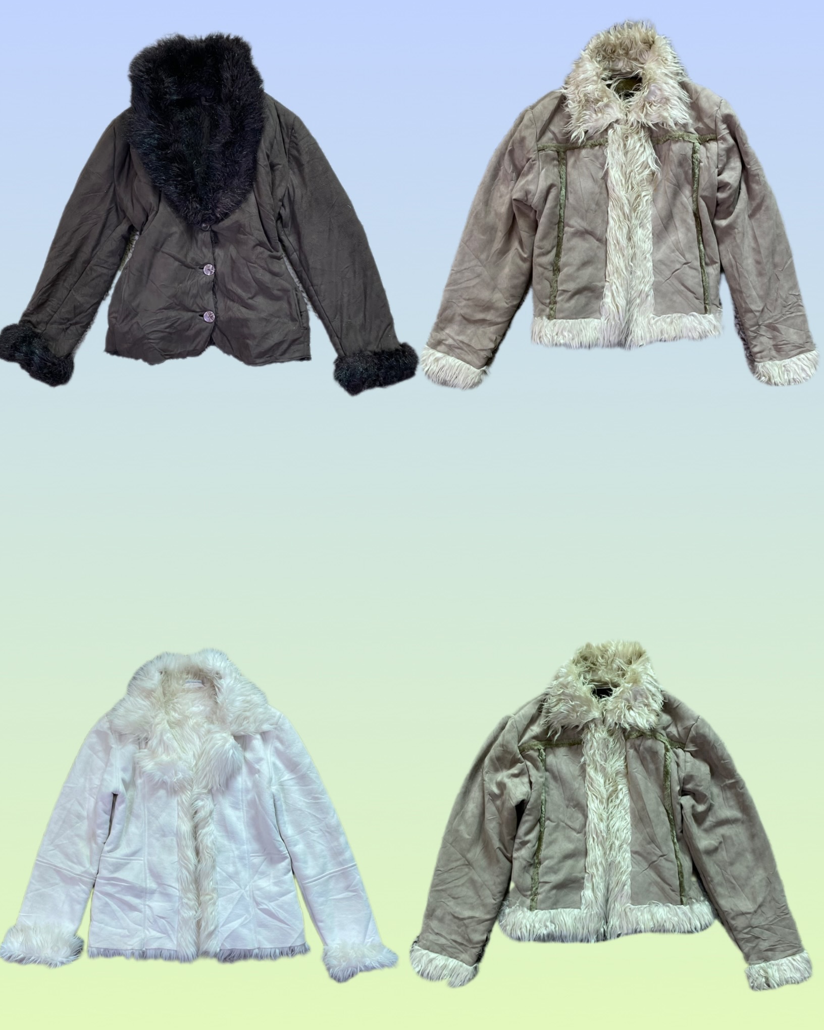 Y2K Unique Afghan coat (TS-1334)