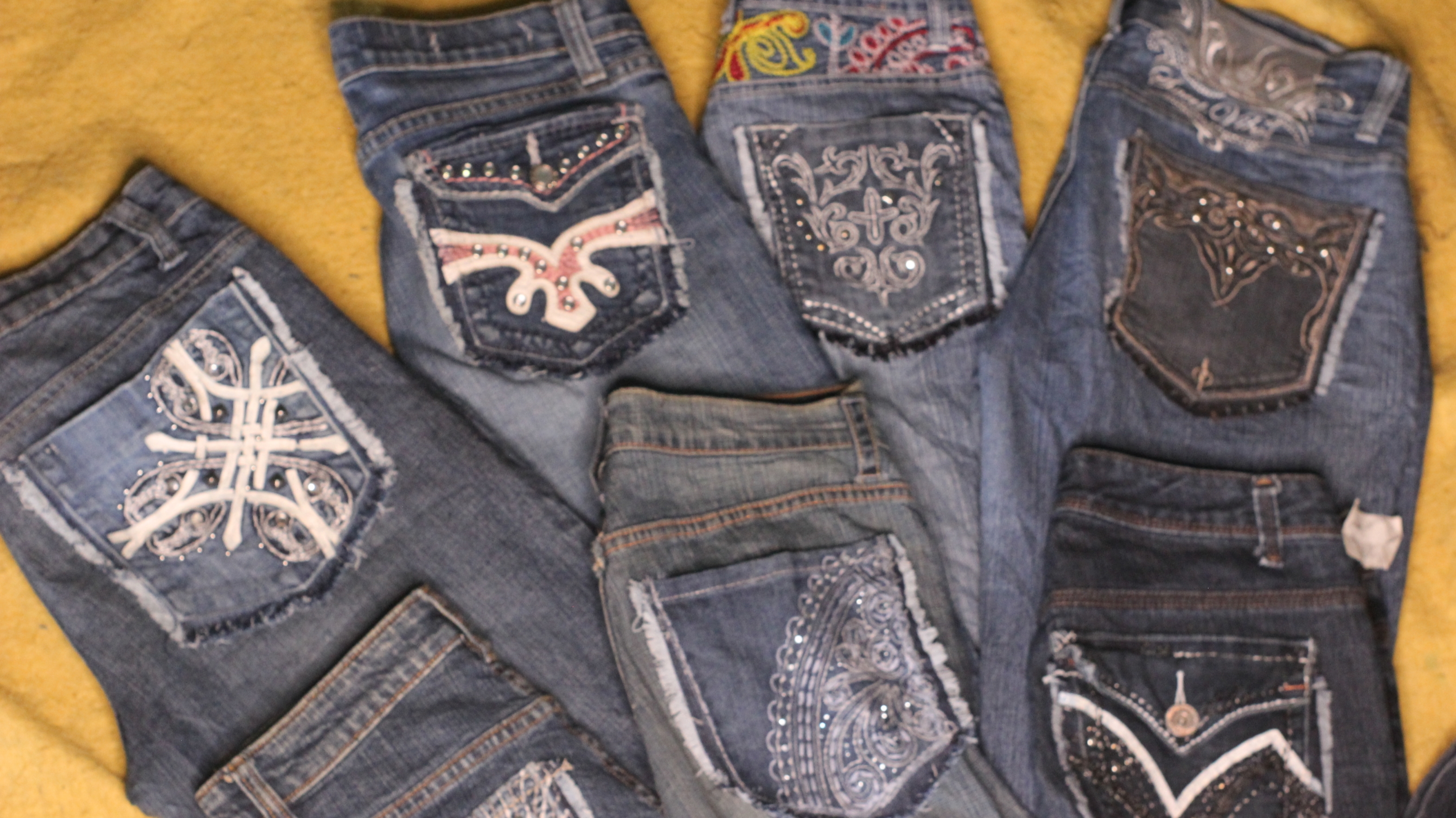 Ladies flare jeans (0012)