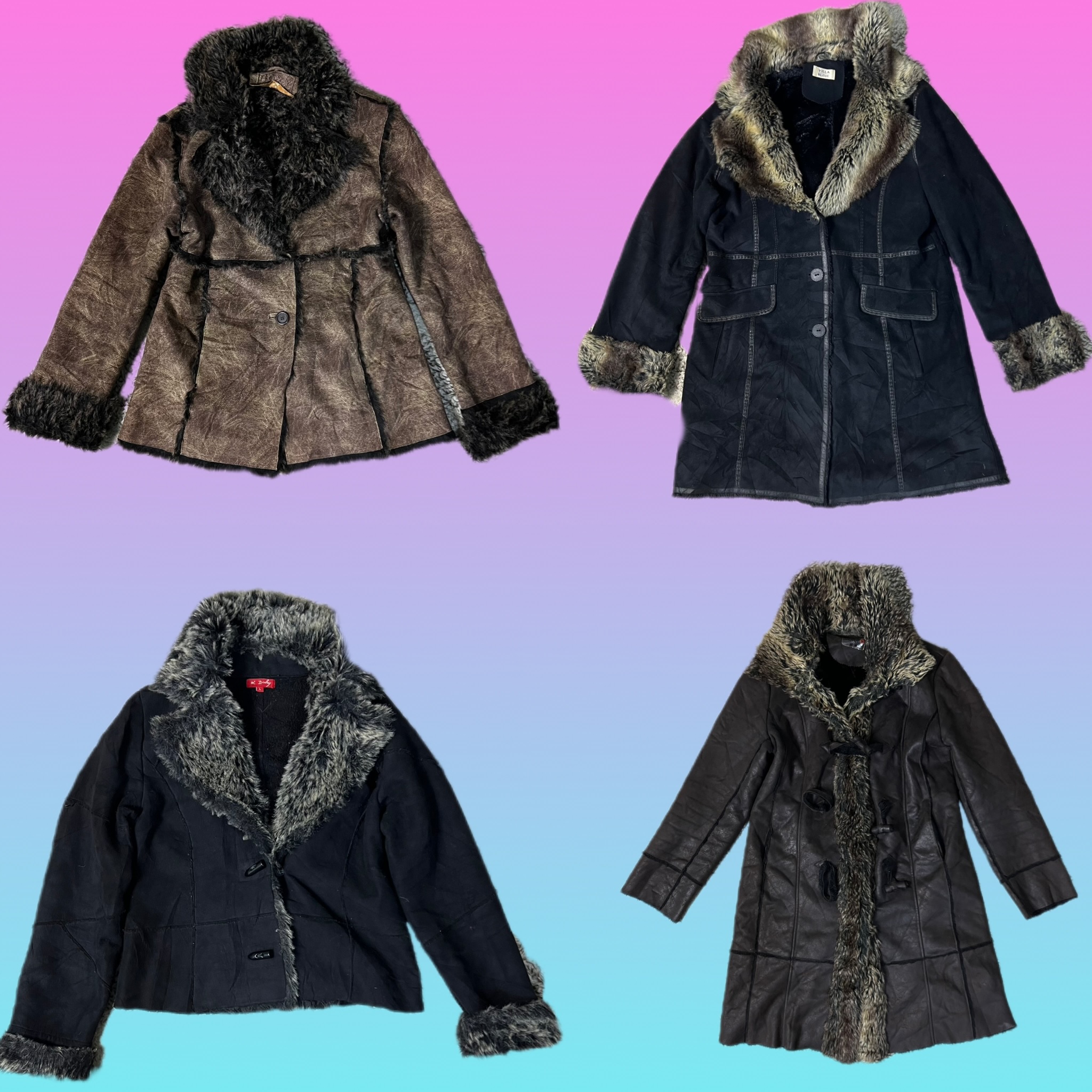 Y2K unique Afghan Coat (TH-010)