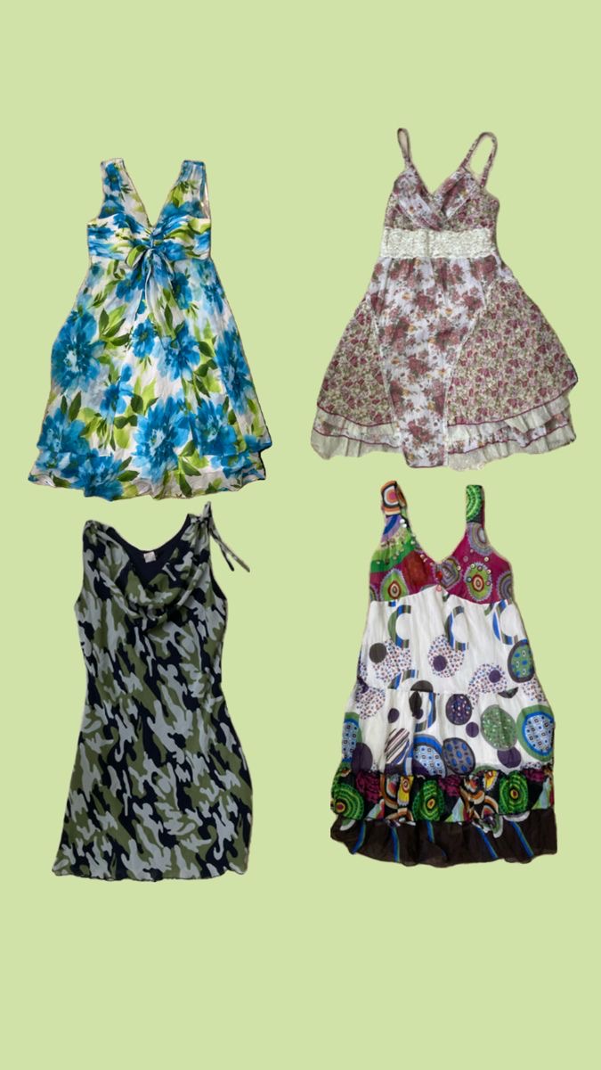 Y2k printed fairycore Dress