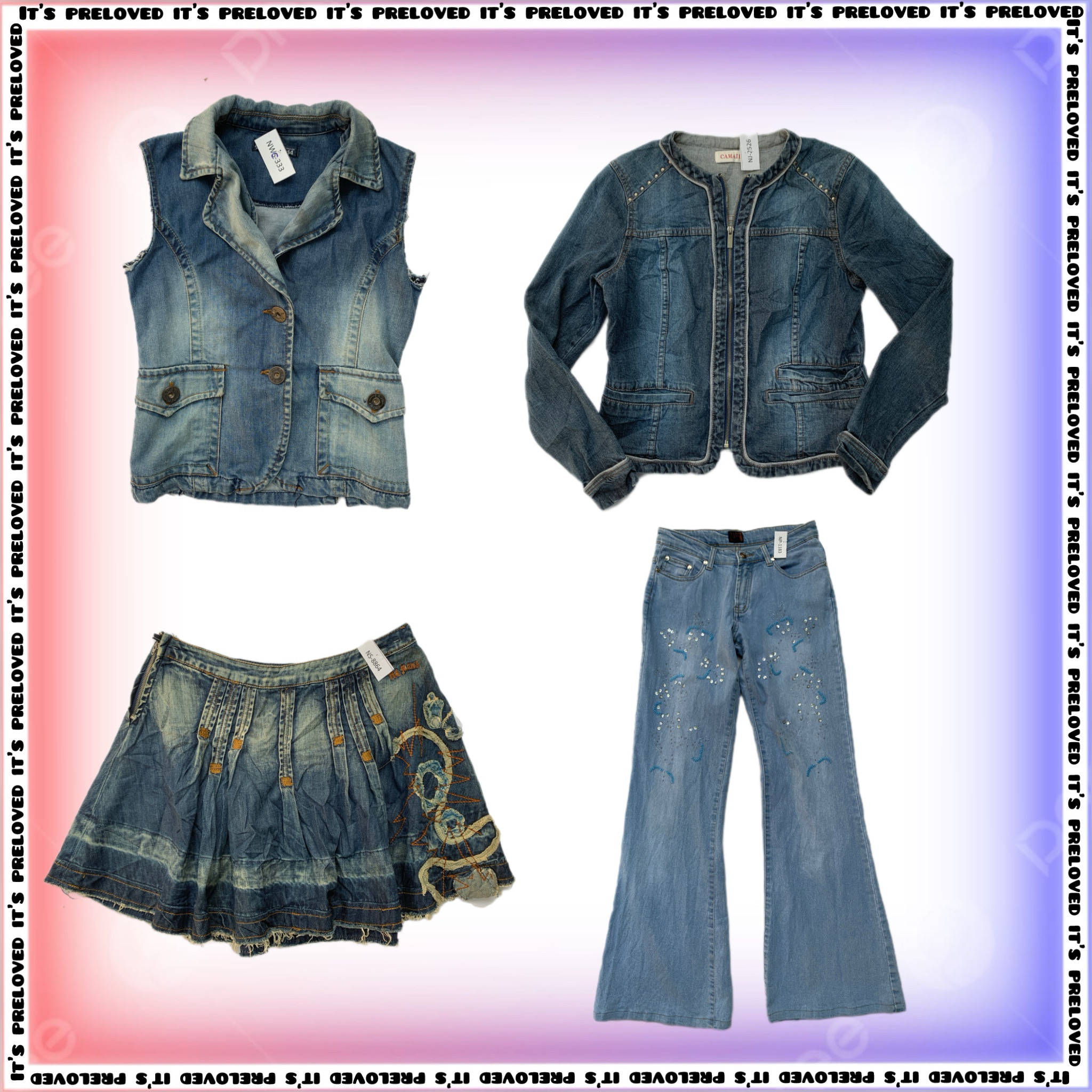 Denim Edition - waistcoats, pants, skirts and jacket (SS-1551)