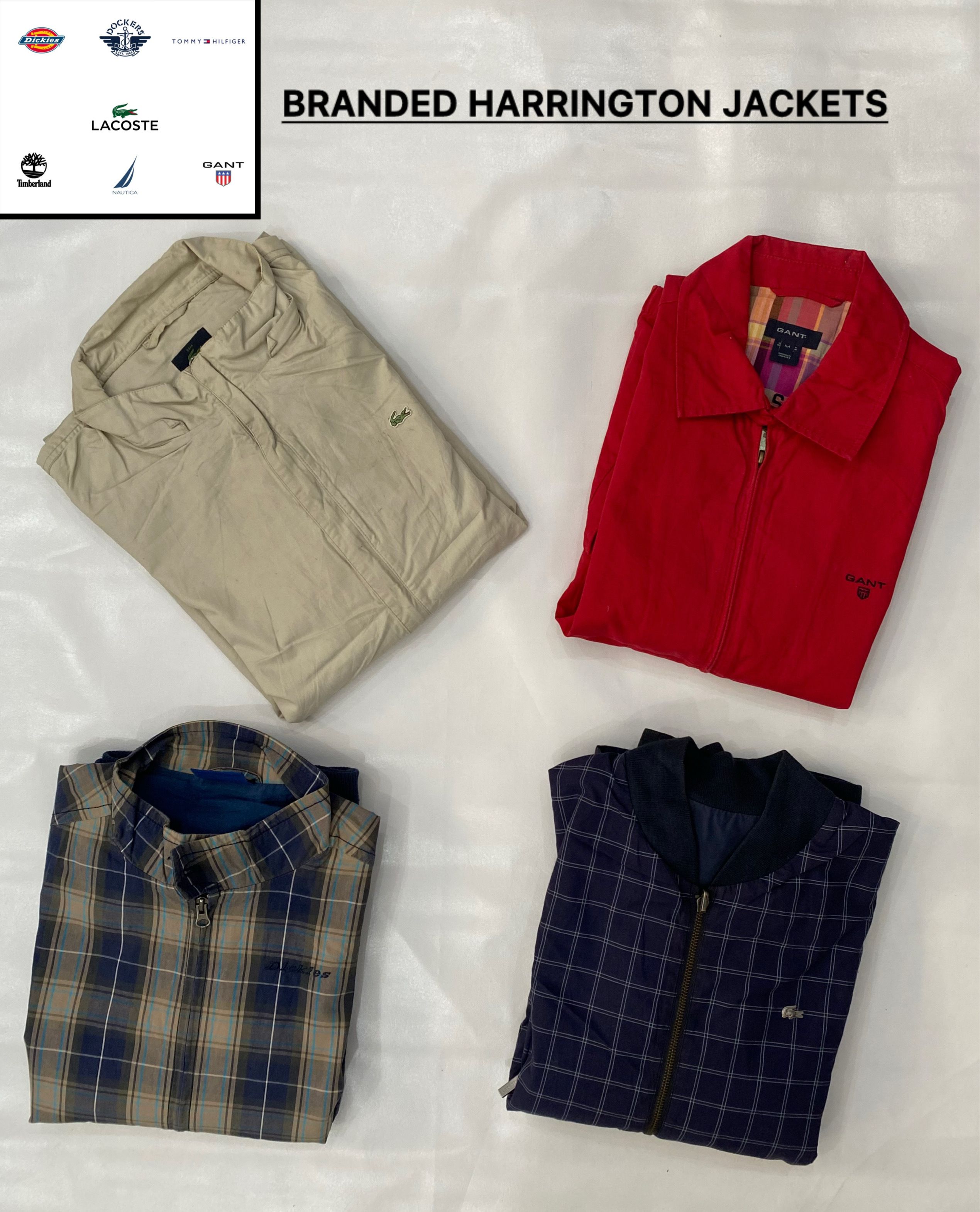 Branded Mix Harrington Jackets