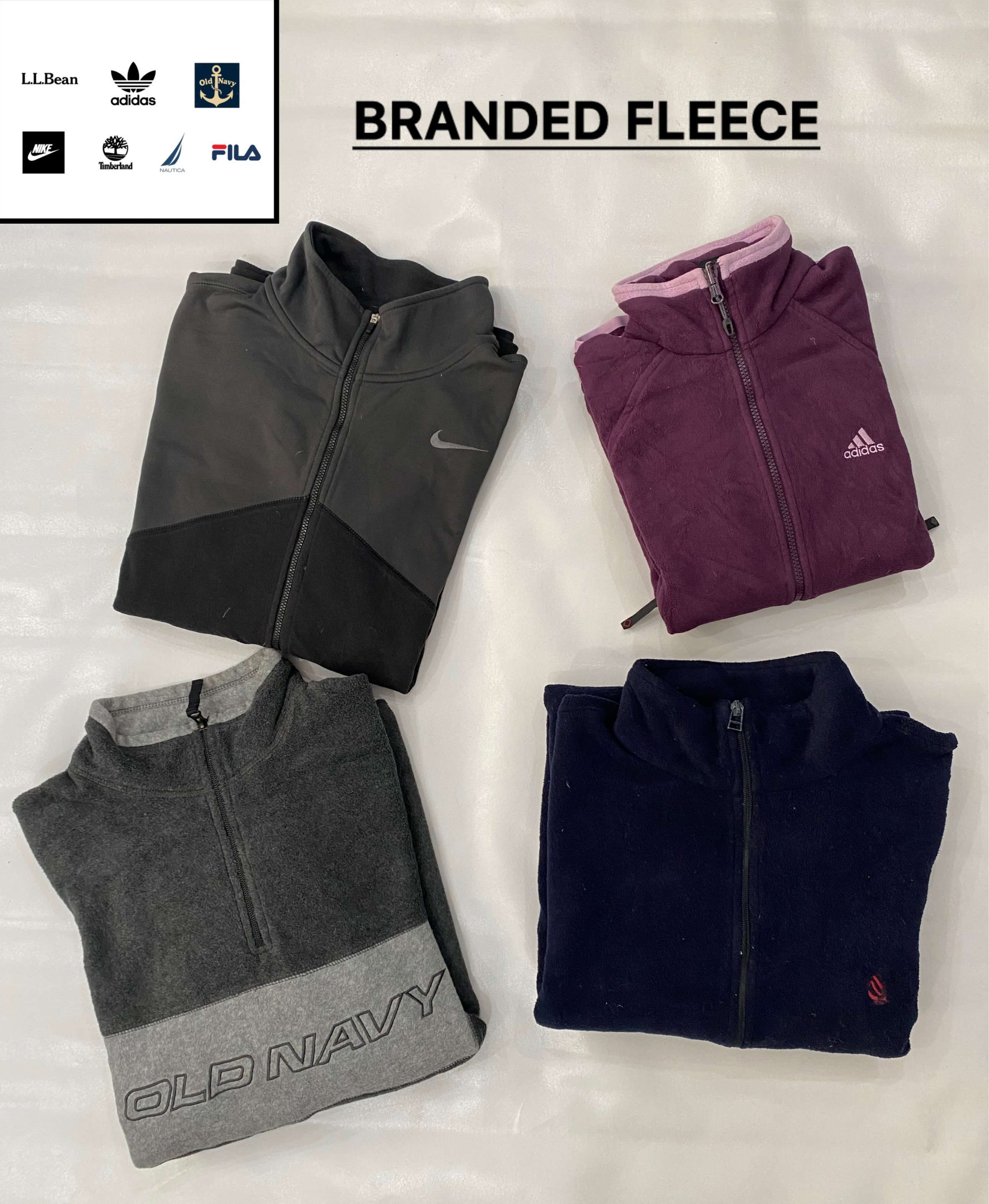 Branded Mix Fleece Jackets