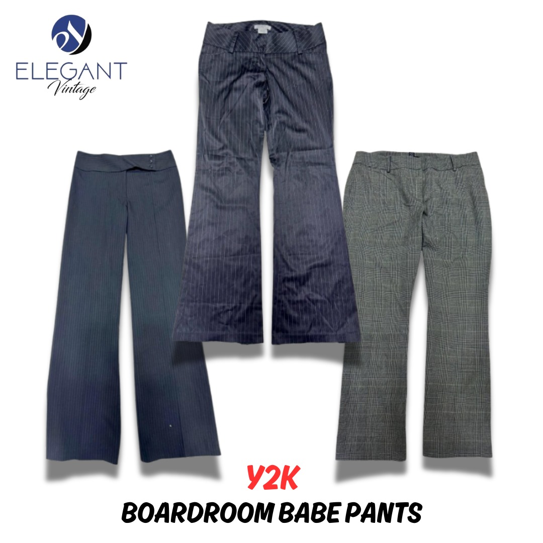 Y2K Boardroom Babe Pants - EV0284