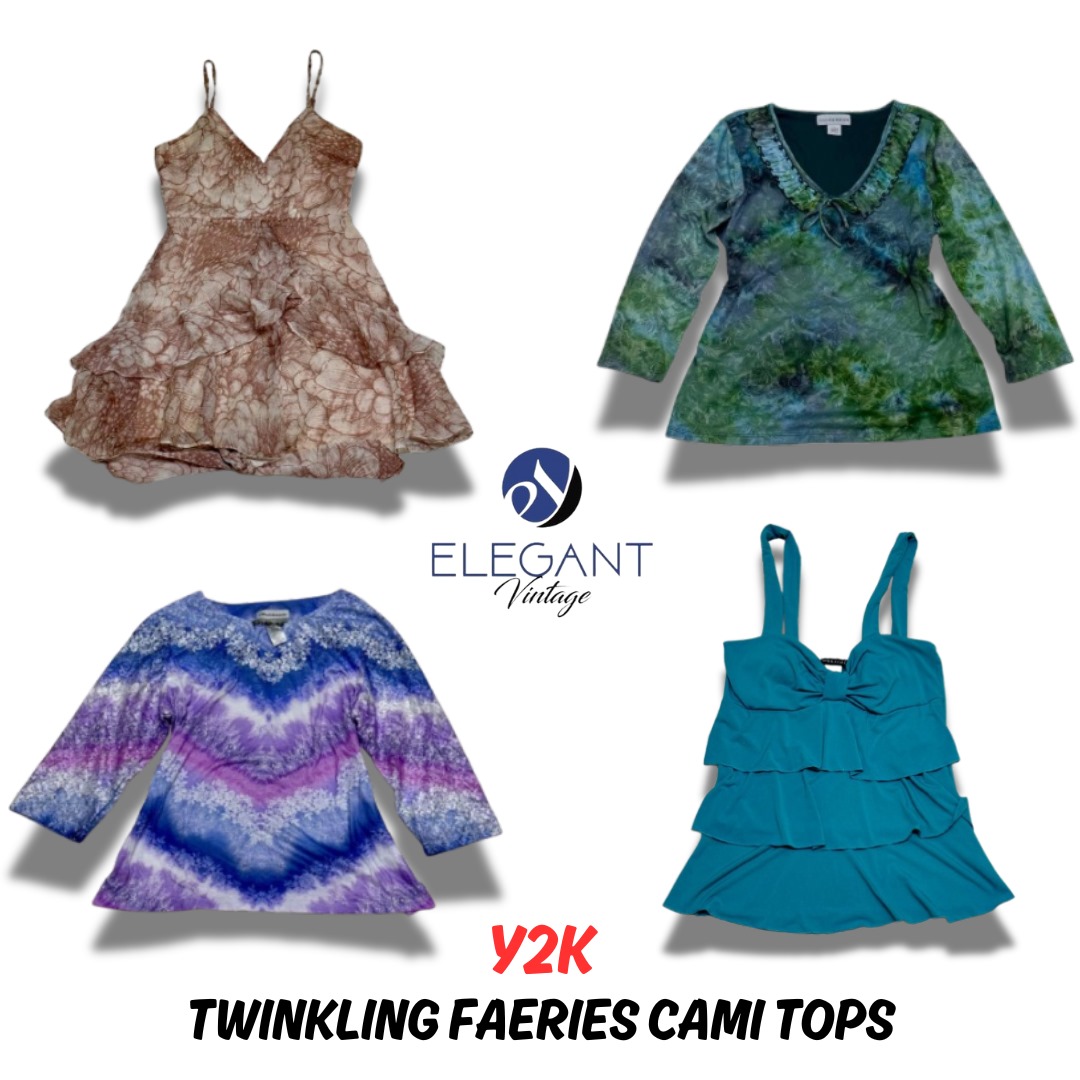 Y2K Twinkling Fairies Cami Tops - EV0314