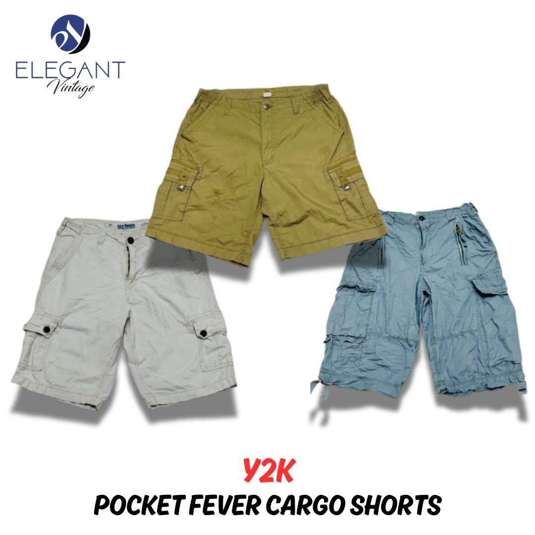 Y2K Pocket Fever Cargo Shorts - EV0337