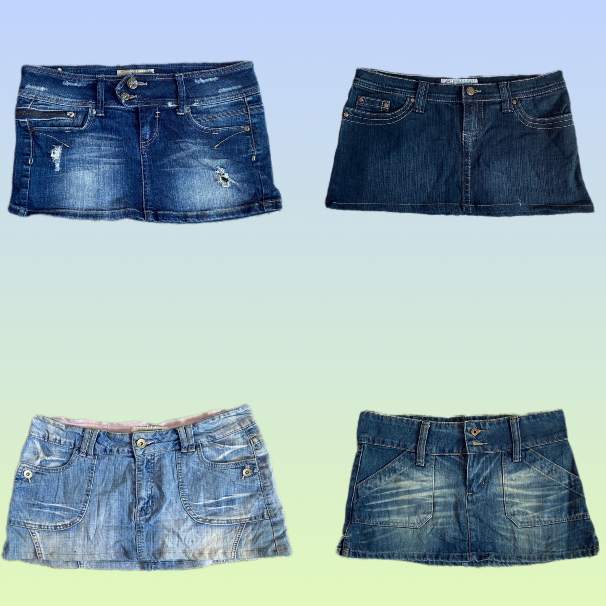 Jupes en denim mini Y2K IT Girl (TS-1358)
