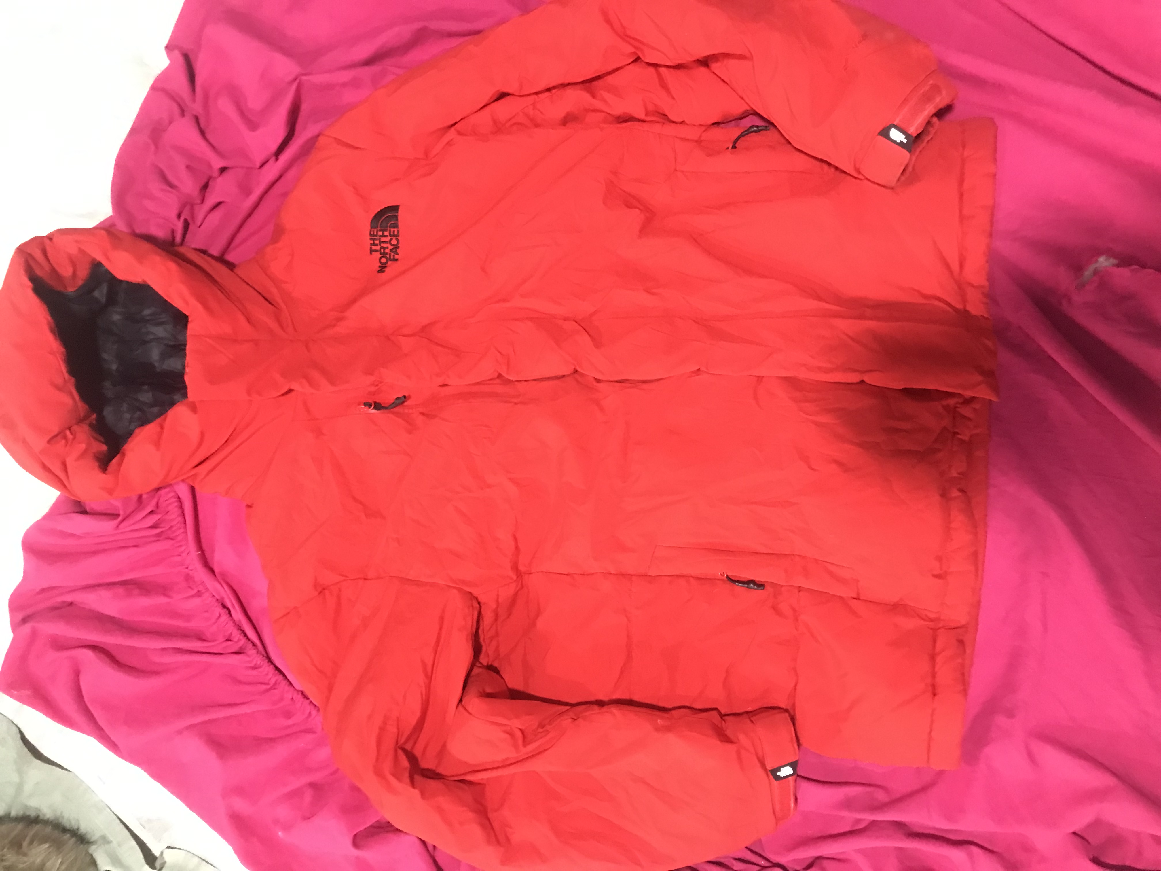 The Northface duck feather jacket