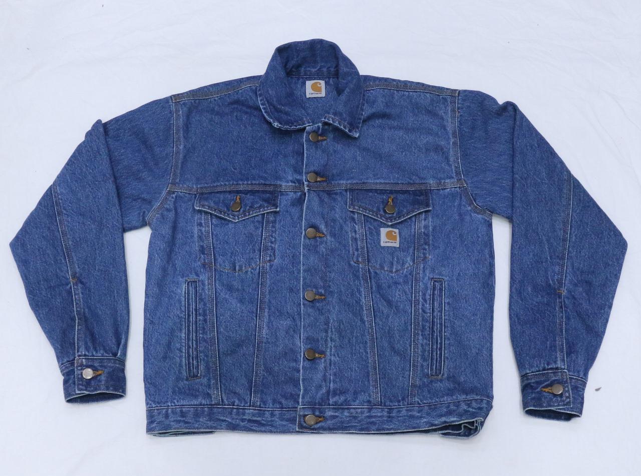 CR697 Upcycled Carhartt Lined Denim Jacket