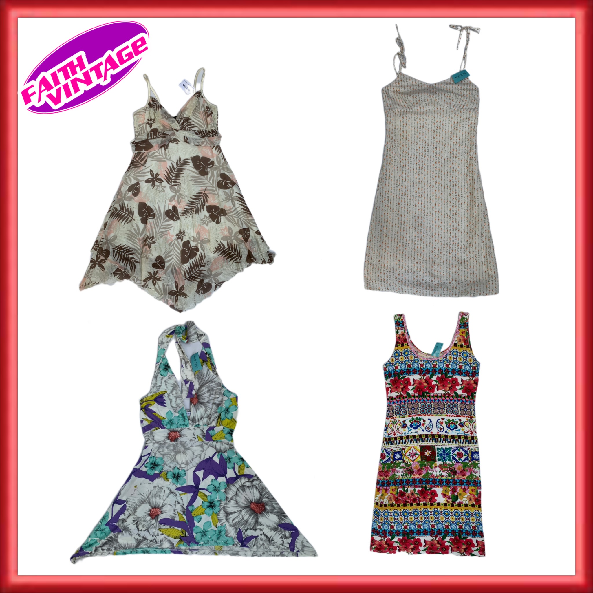 Floral Mini Dress Mix (FV-036)