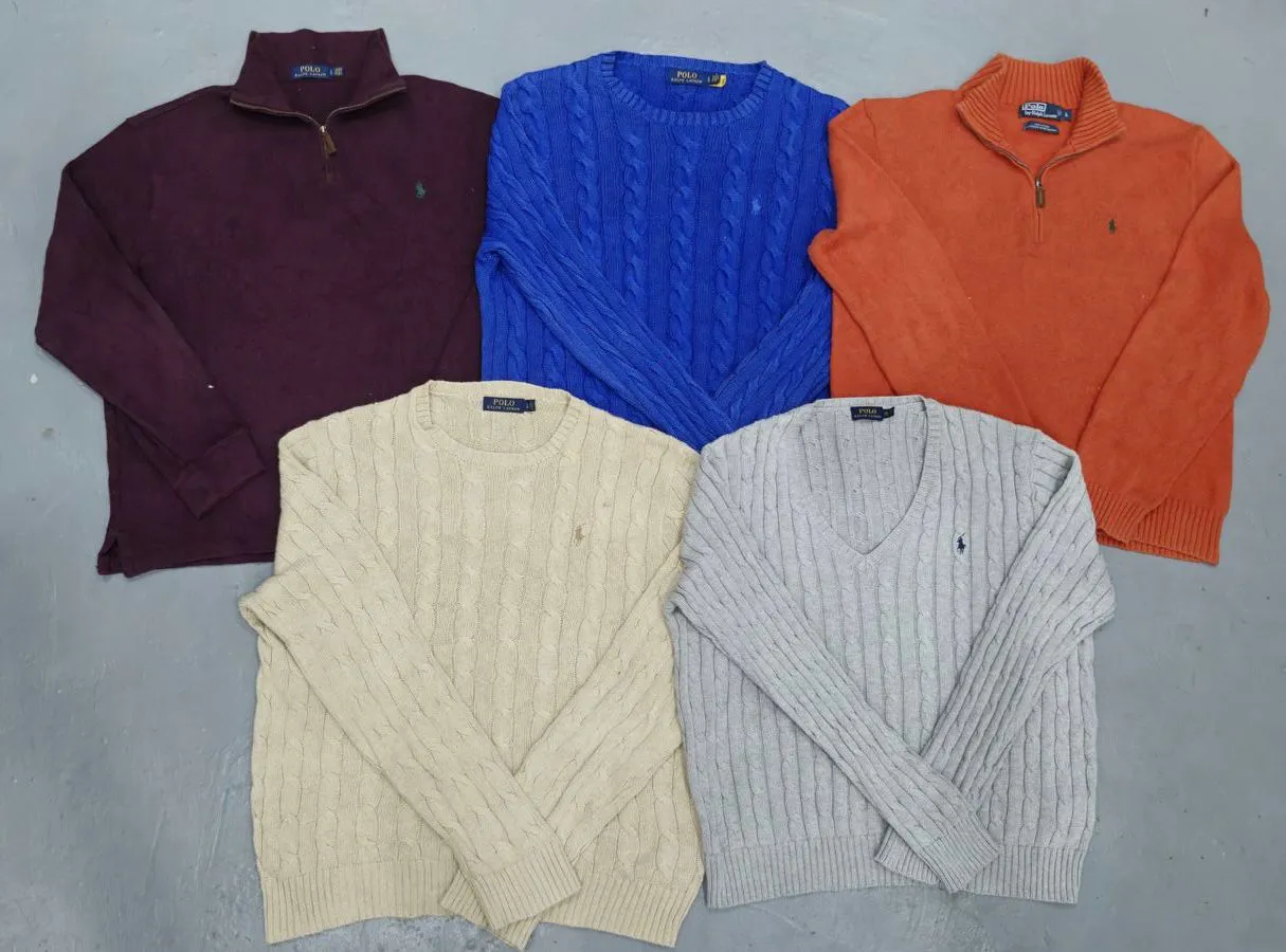 Ralph Lauren maglioni a collo alto 1/4 zip e a treccia