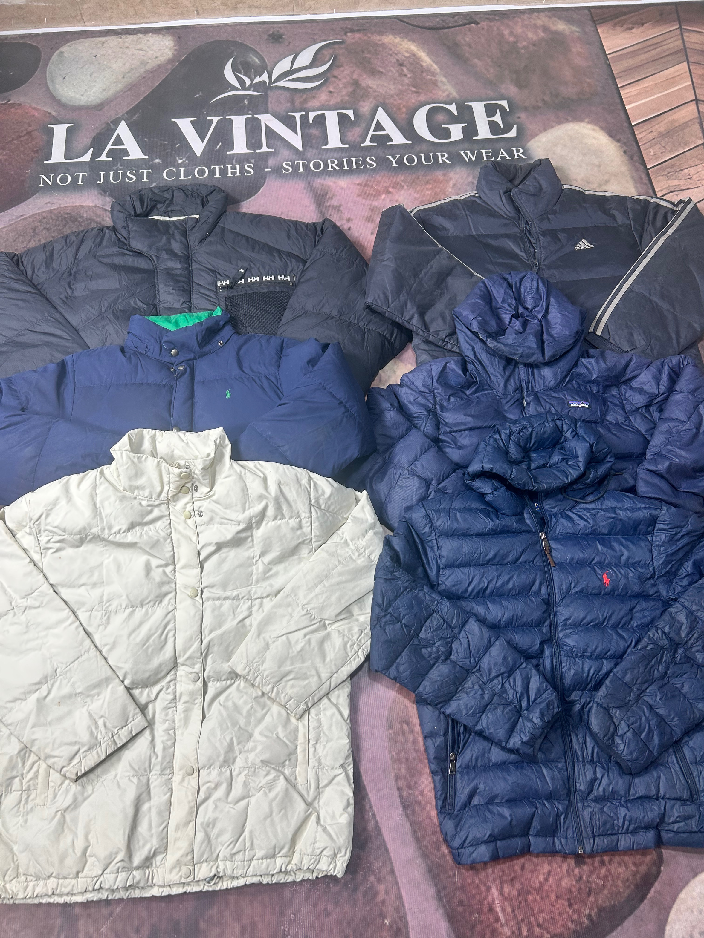 「Mix brand vintage puffers」