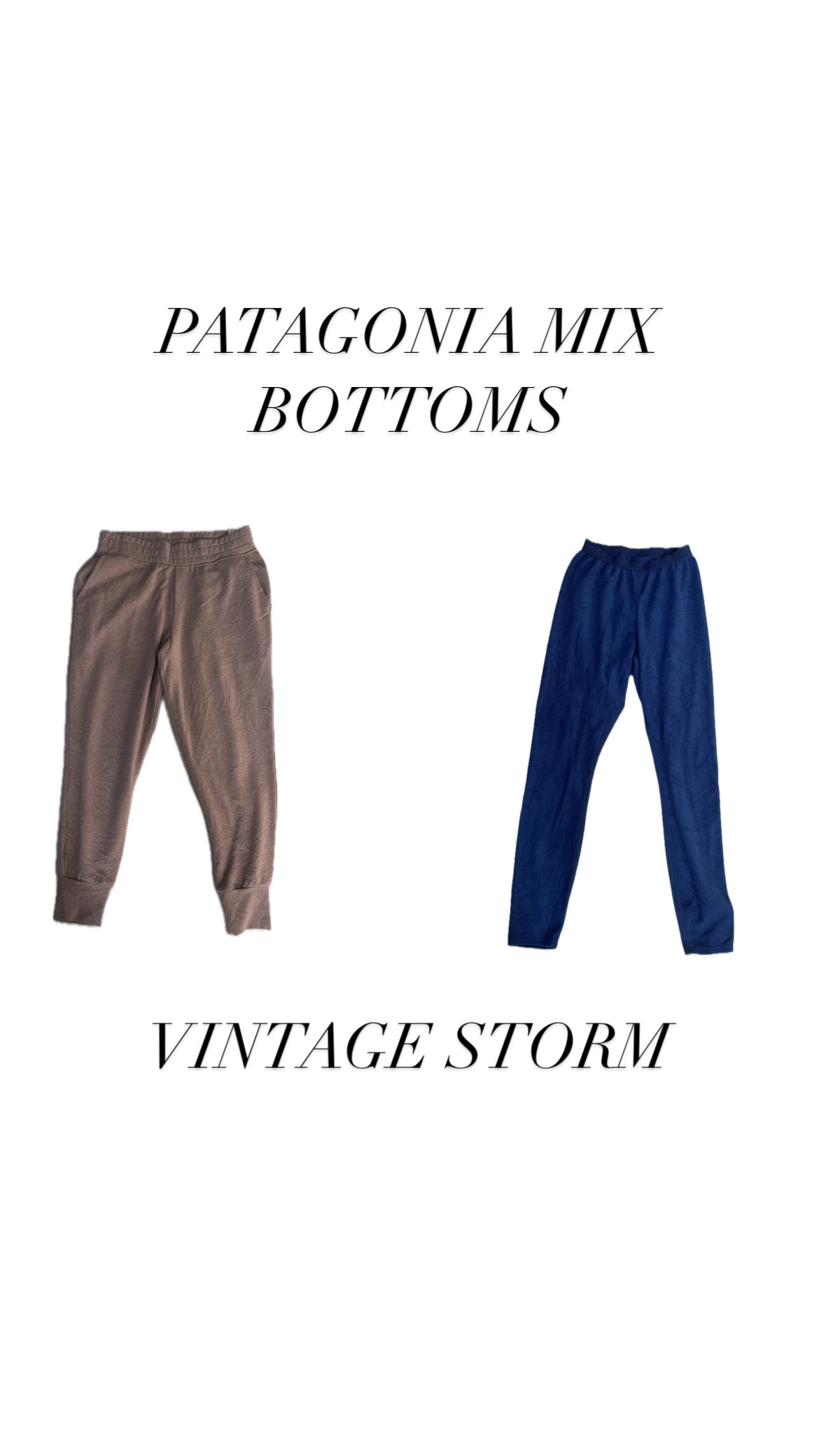 「Patagonia Mix Bottoms」