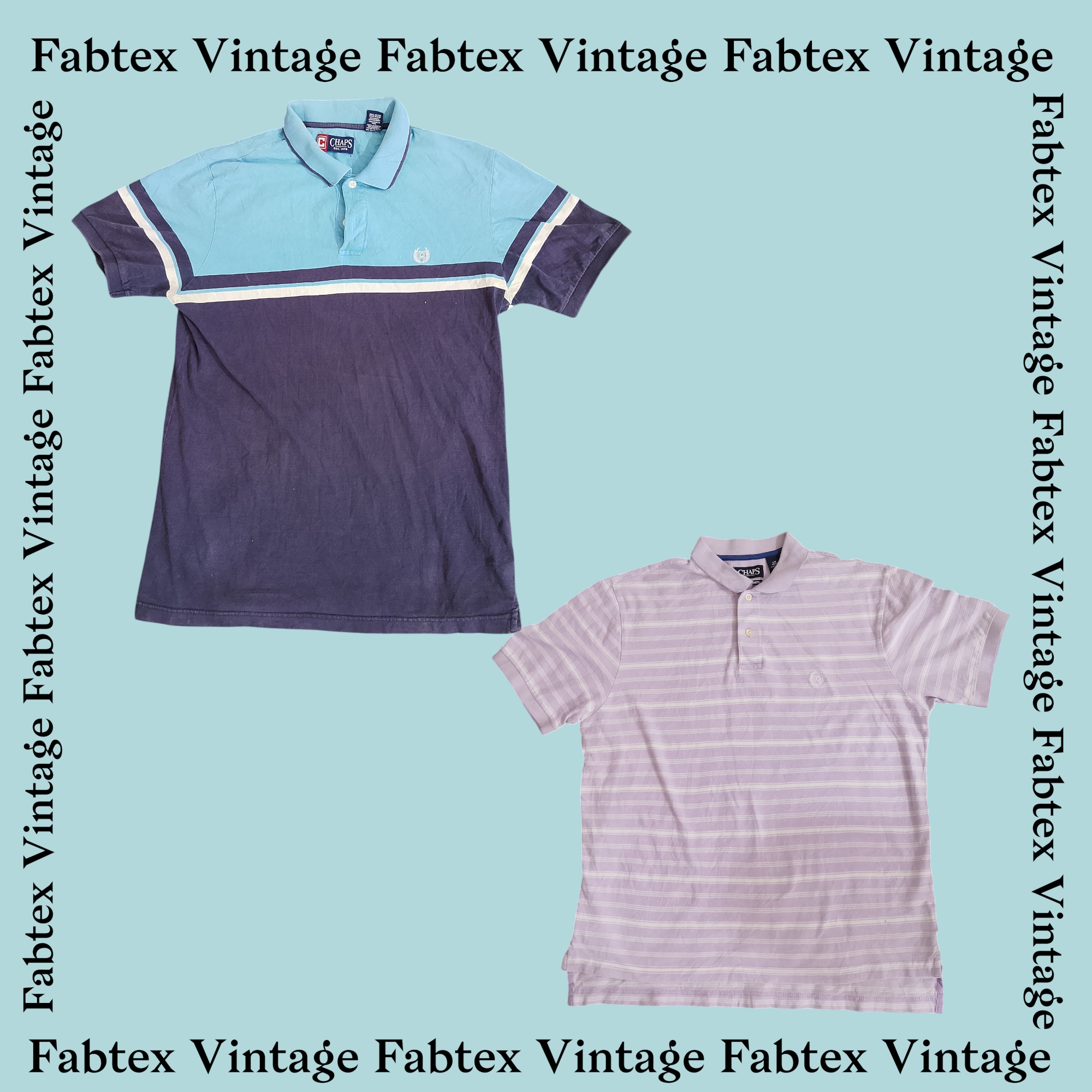 (FV-344) Camiseta com gola Chaps