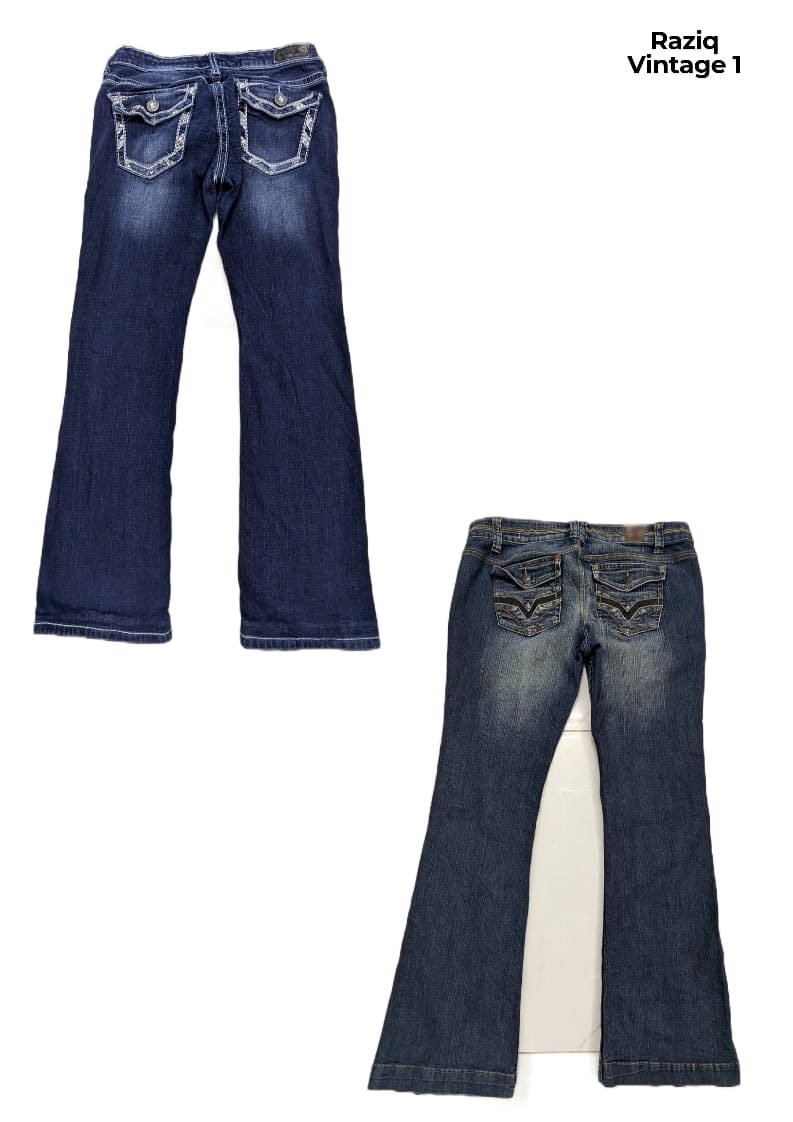 Y2K Women Bootcut Jeans