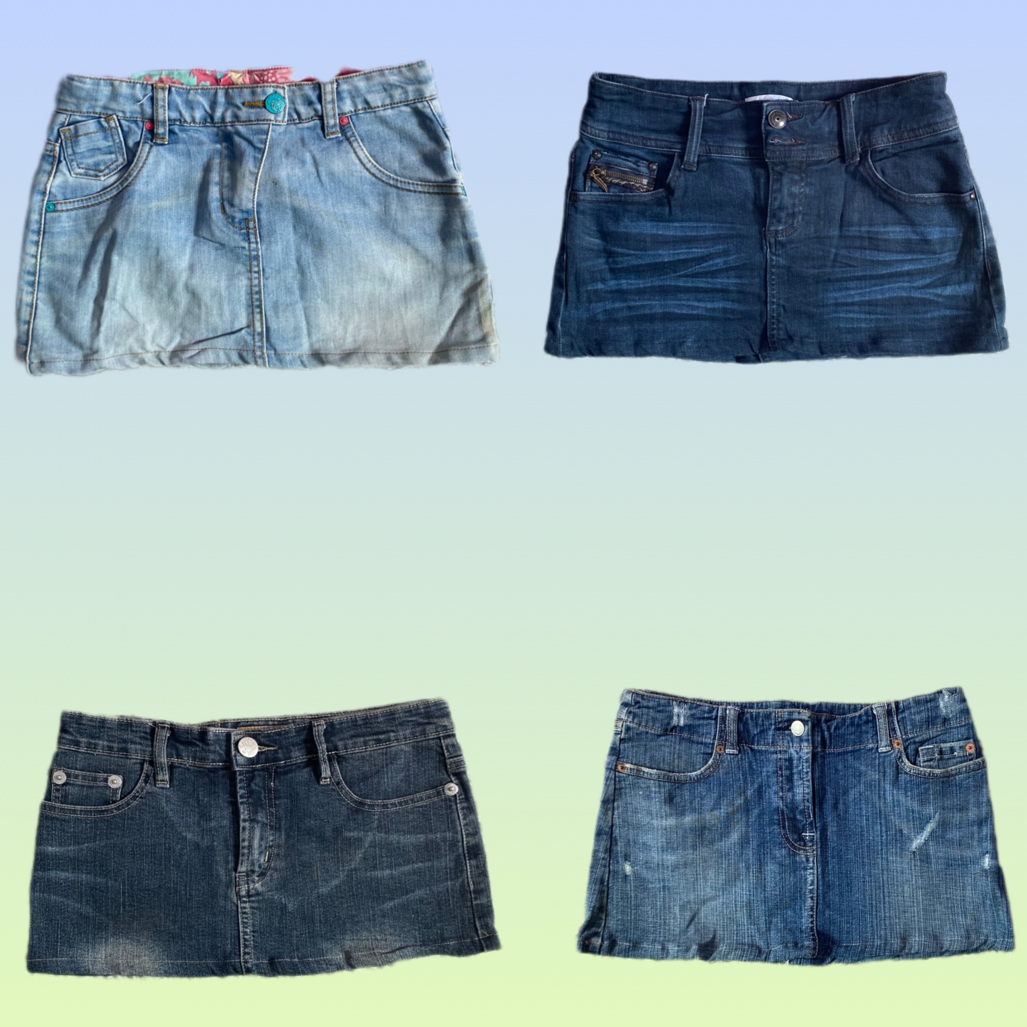 Gonne mini in denim Y2K IT Girl (TS-1366)