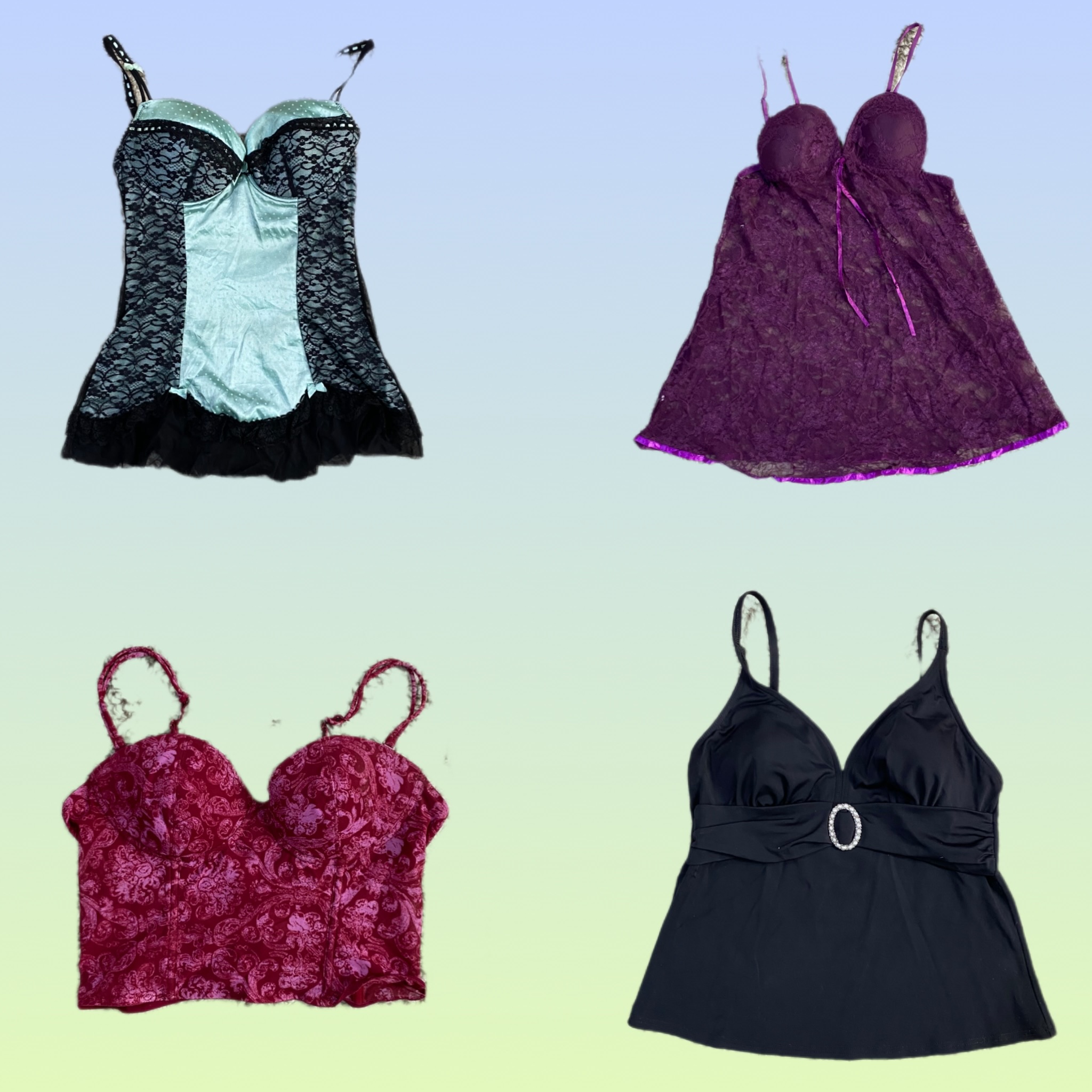 Y2K Mix Cami tops (TS-1378)