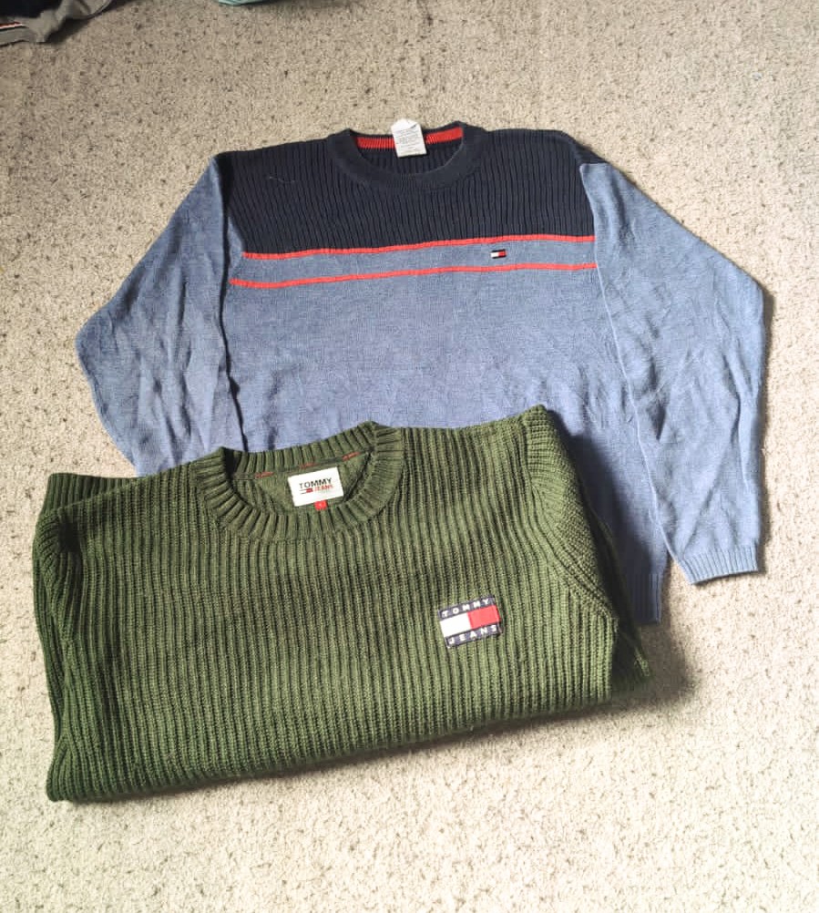 Coleção de Suéteres de Inverno com Gola Redonda Tommy