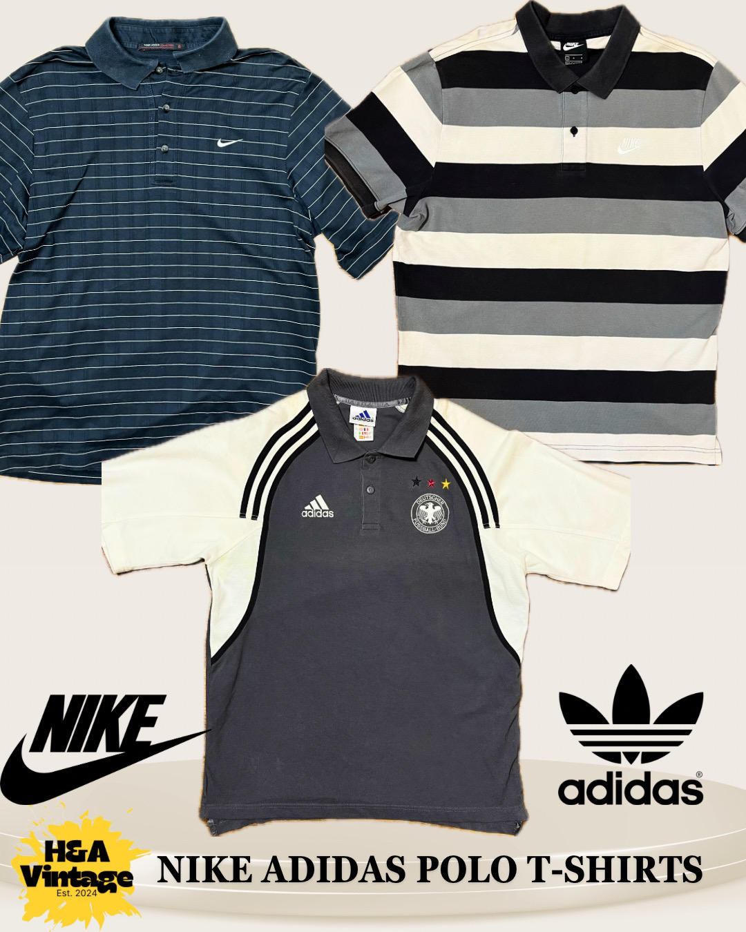 Nike Adidas Polo Tshirts