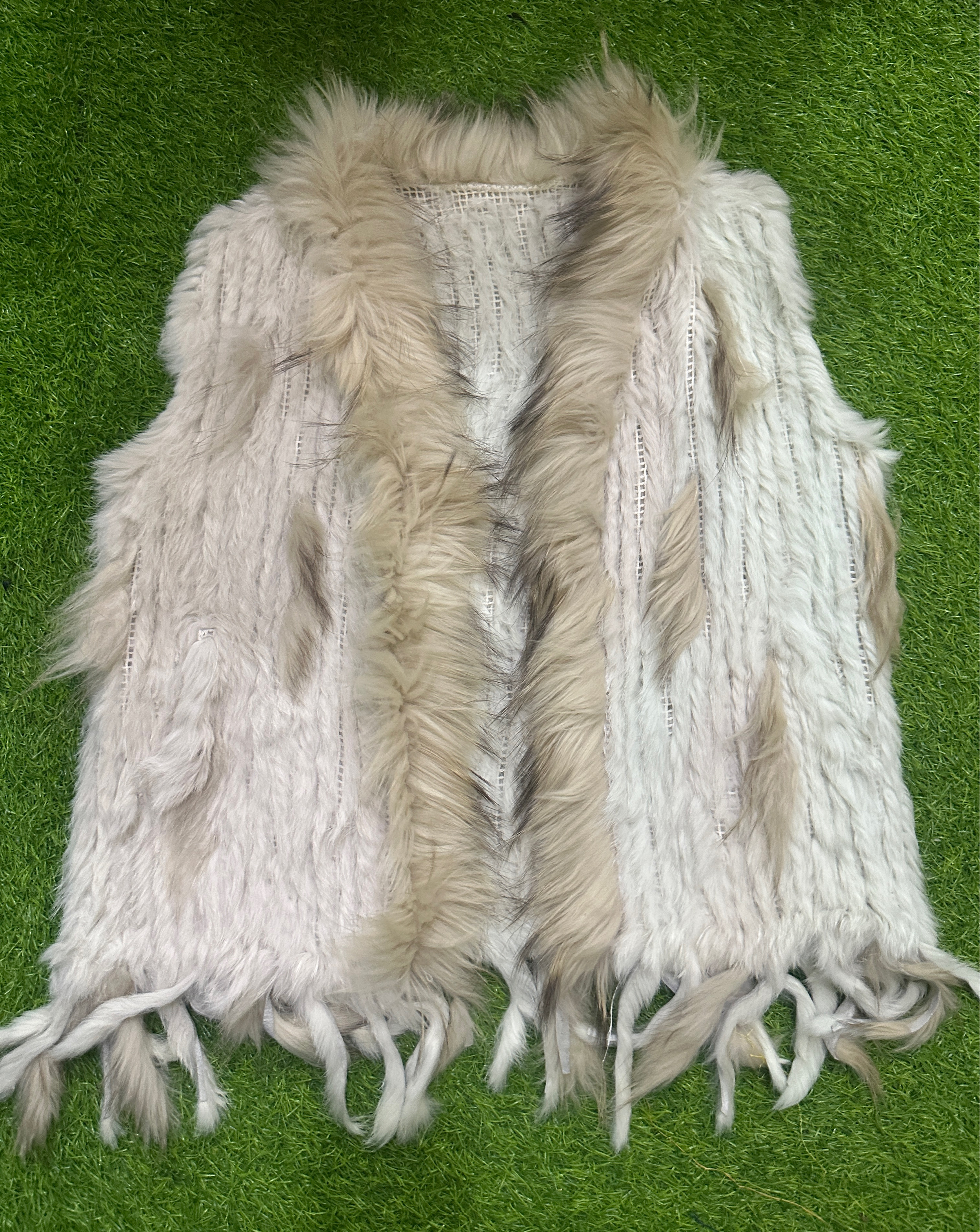 Real fur waistcoat