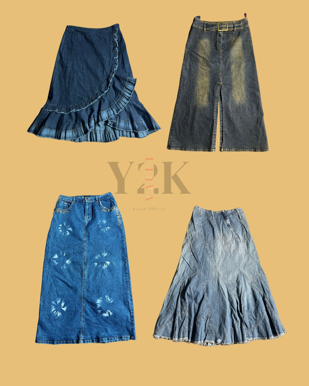 Y2K Vault : Édition de jupes à carreaux et imprimés (Yv-436)